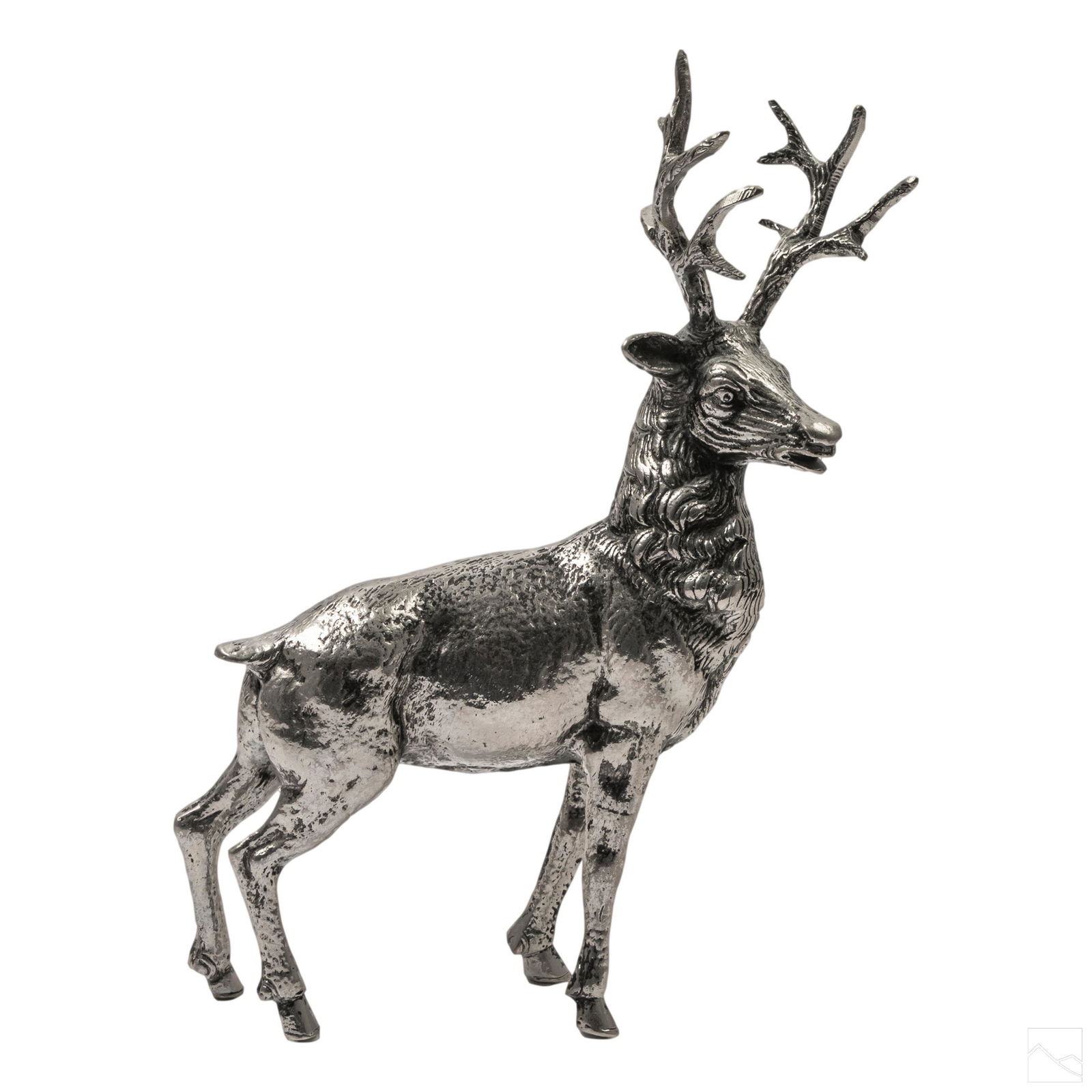 Gucci Italian Silver Plate Vintage Elk Sculpture (1 of 5)