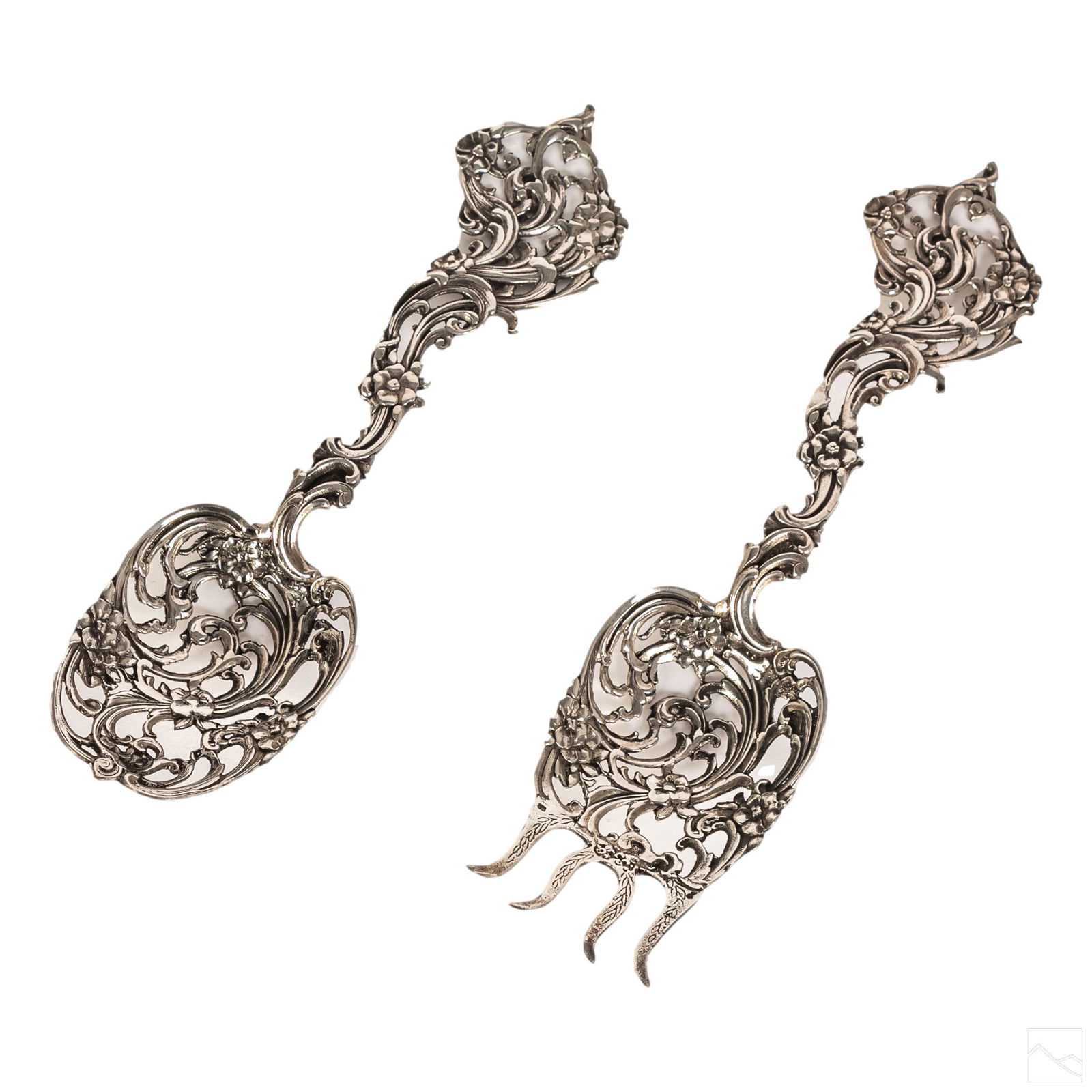 Tiffany & Co. Filigree Sterling Silver Servers Set (1 of 8)