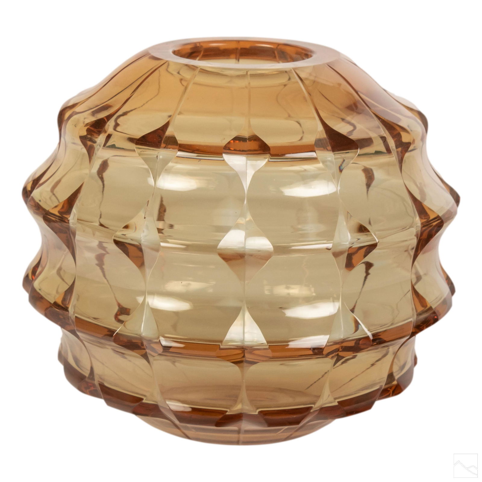 Heinrich Hussmann for Moser Modern Glass Ball Vase (1 of 5)