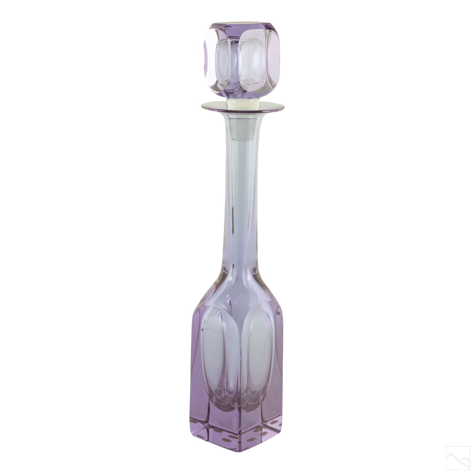 Murano Seguso Flavio Poli Alexandrite Glass Bottle (1 of 5)
