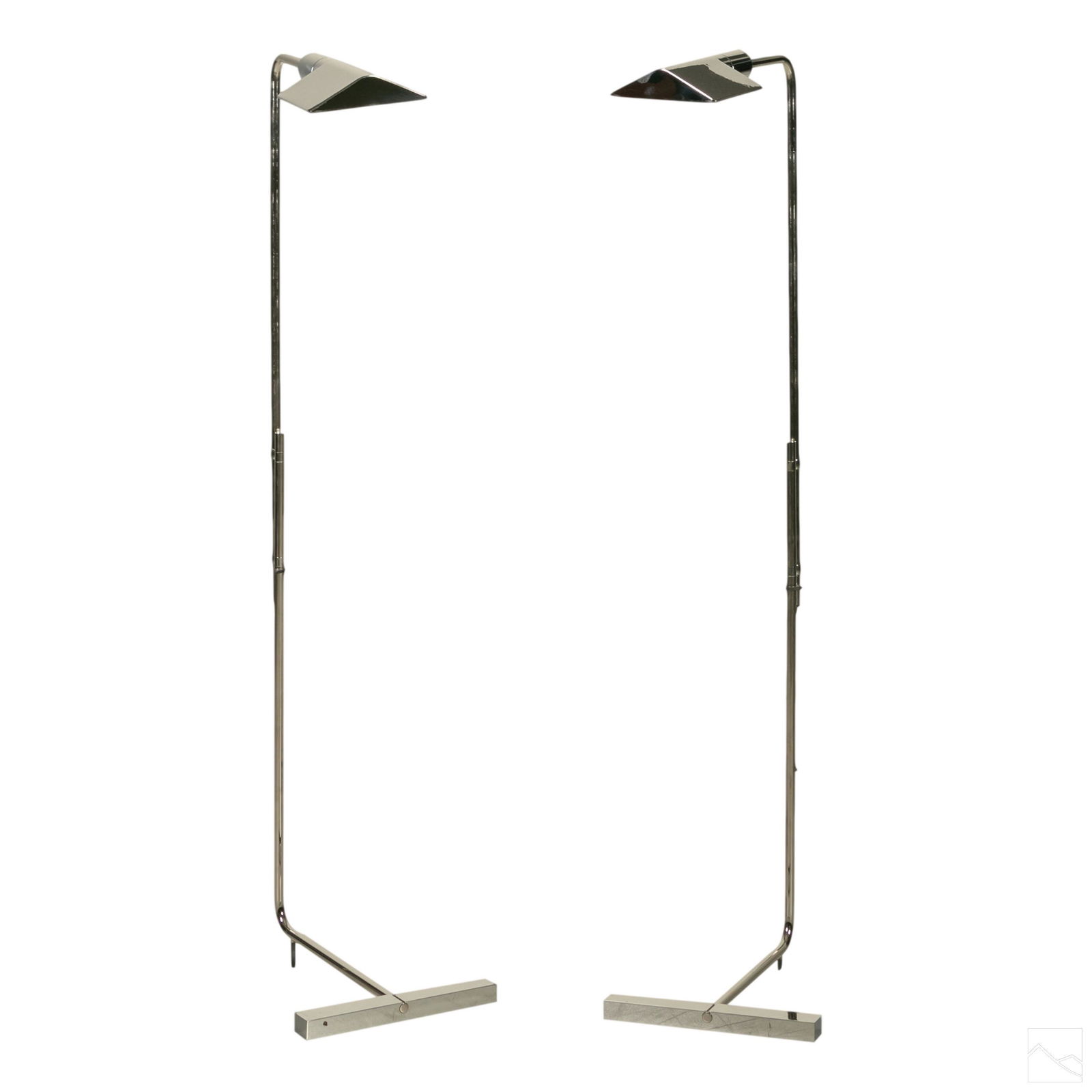 2 Cedric Hartman Adjustable Italian Chrome Lamps (1 of 9)