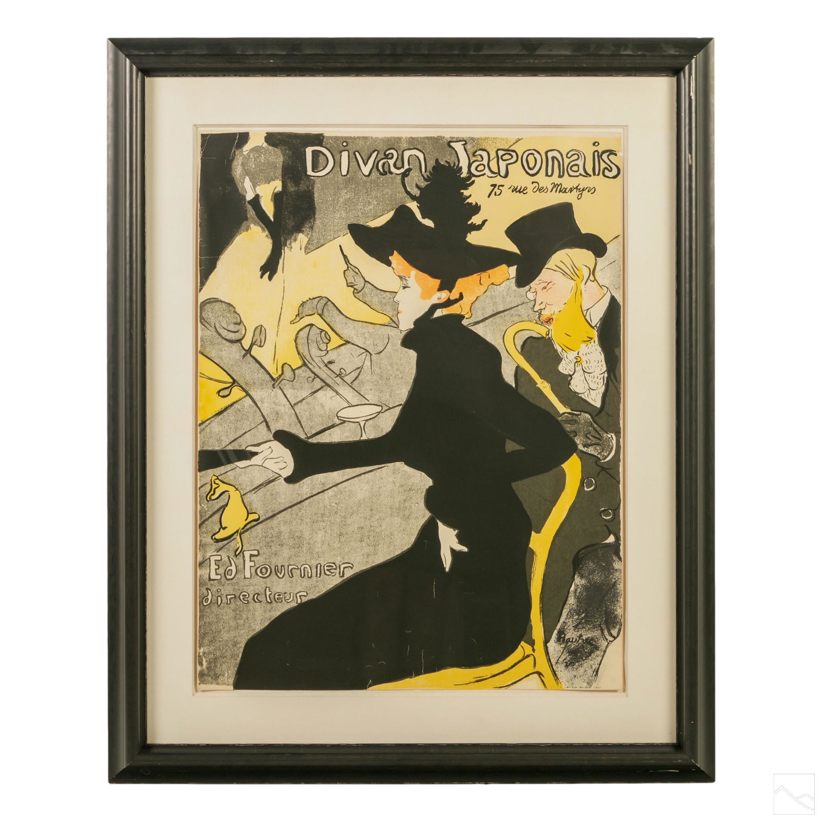 Toulouse Lautrec Le Divan Japonais 41" Lithograph (1 of 5)