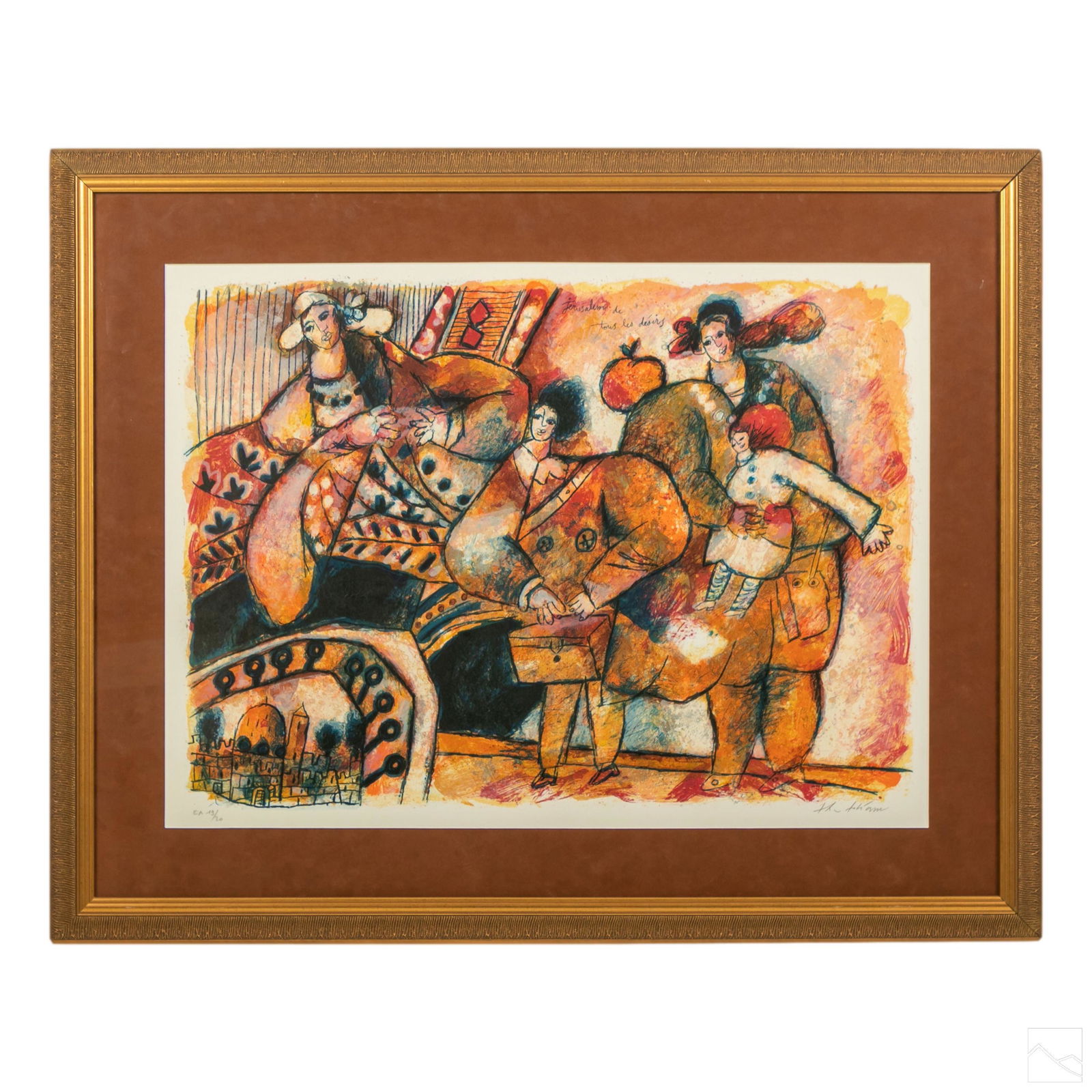 Theo Tobiasse Abstract Expressionism AP Lithograph (1 of 7)