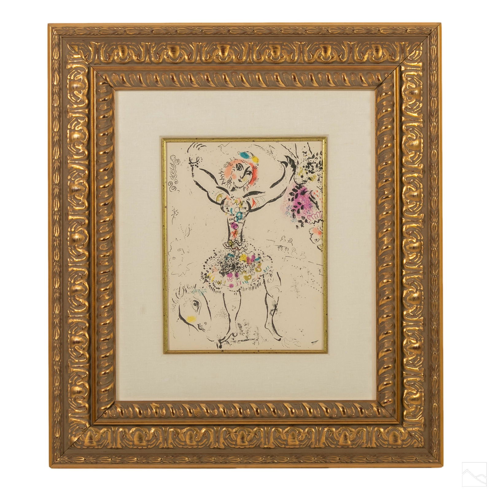 Woman Juggler Color Lithograph after Marc Chagall (1 of 5)