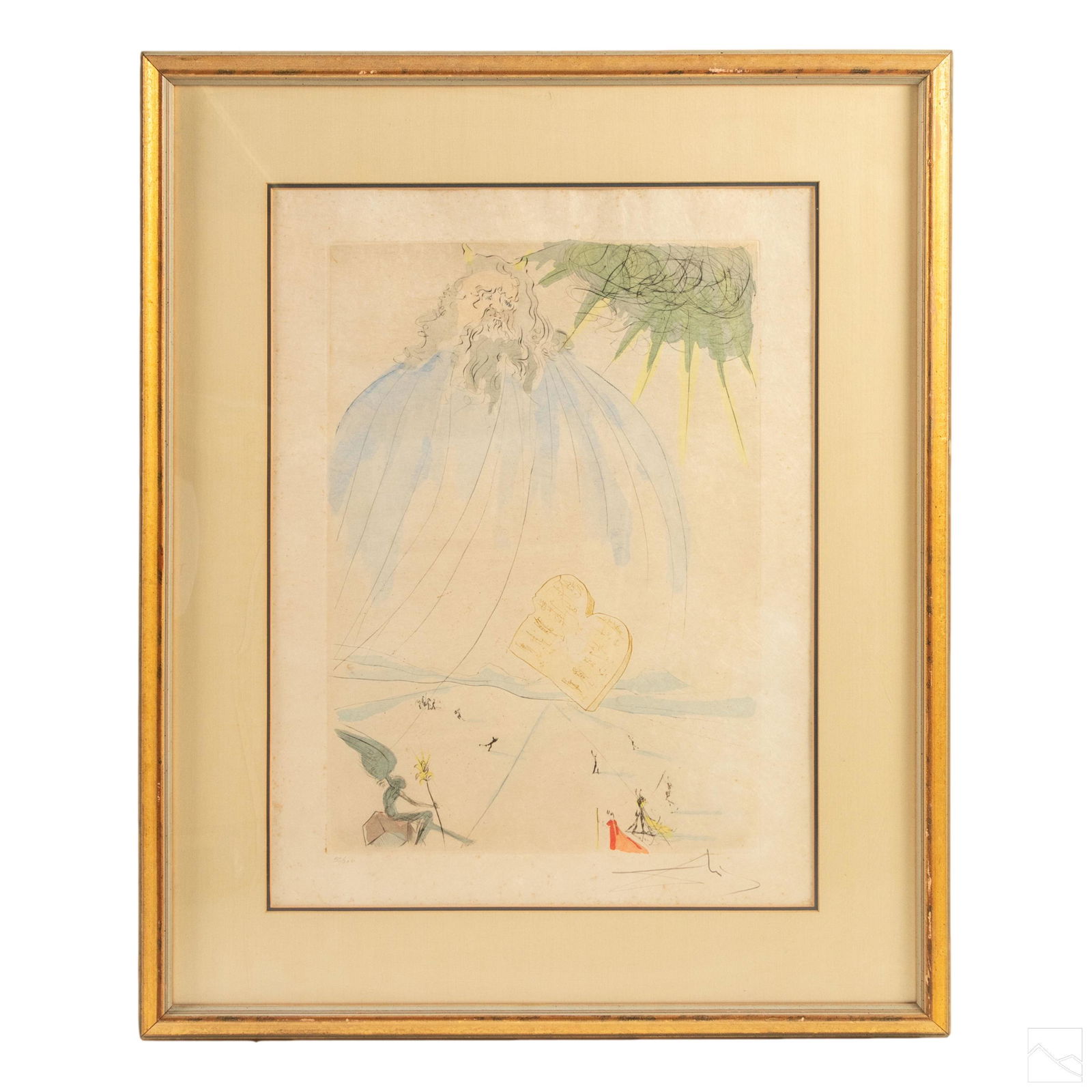 Salvador Dali (1904-1989) Signed LE "Moses" Litho (1 of 12)