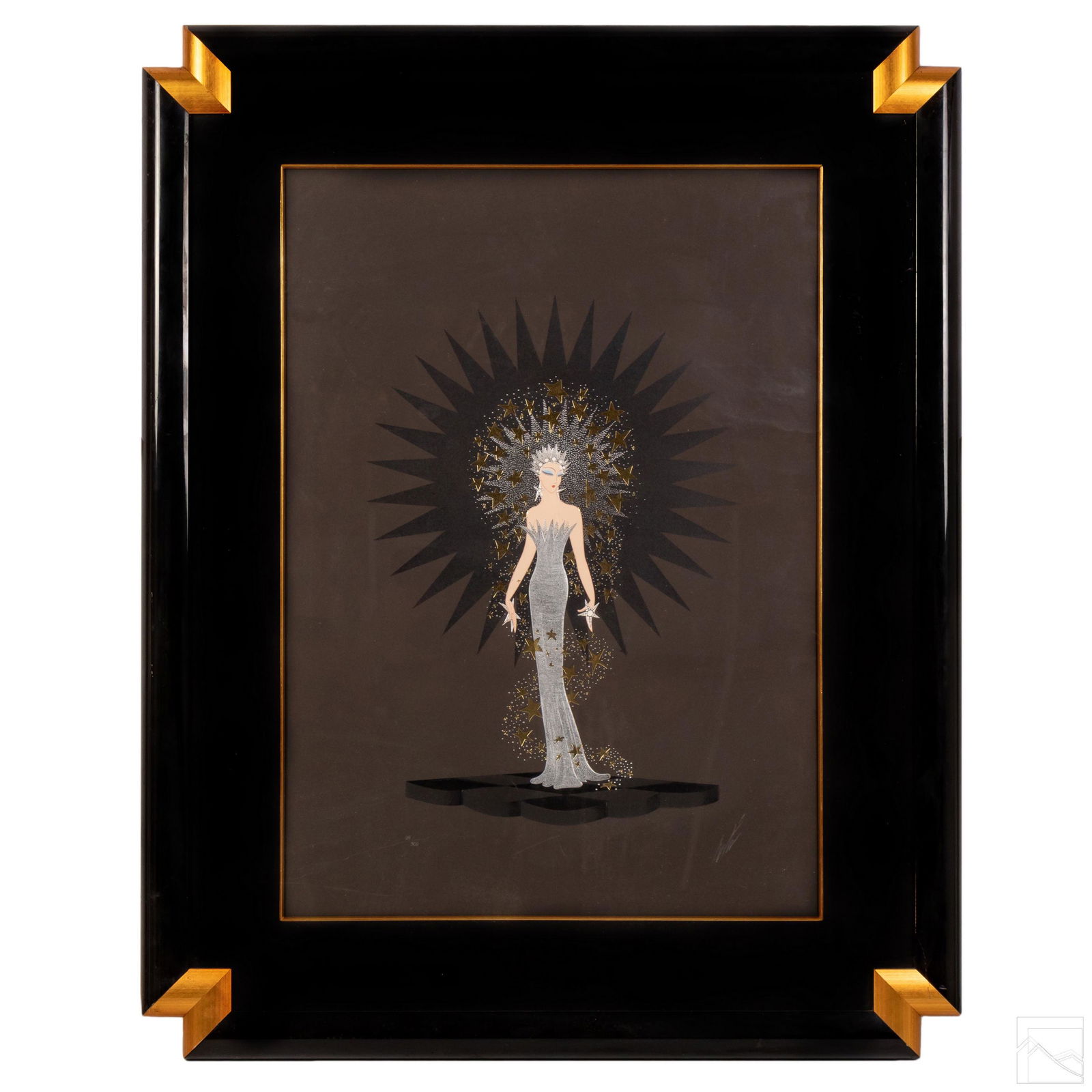 Erte LE Starstruck Art Deco Serigraph HAND SIGNED (1 of 5)