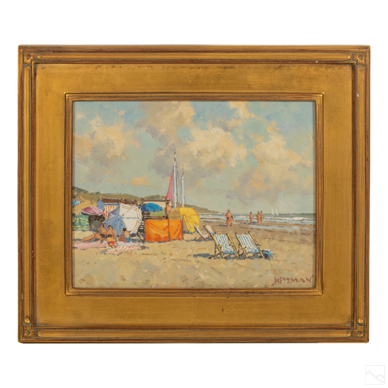 Willem Heytman b.1950 Beach Landscape Oil Painting (1 of 5)