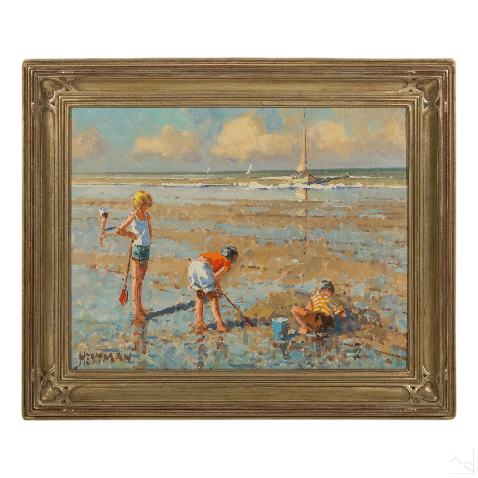 Willem Heytman (b.1950) Figural Landscape Painting (1 of 5)