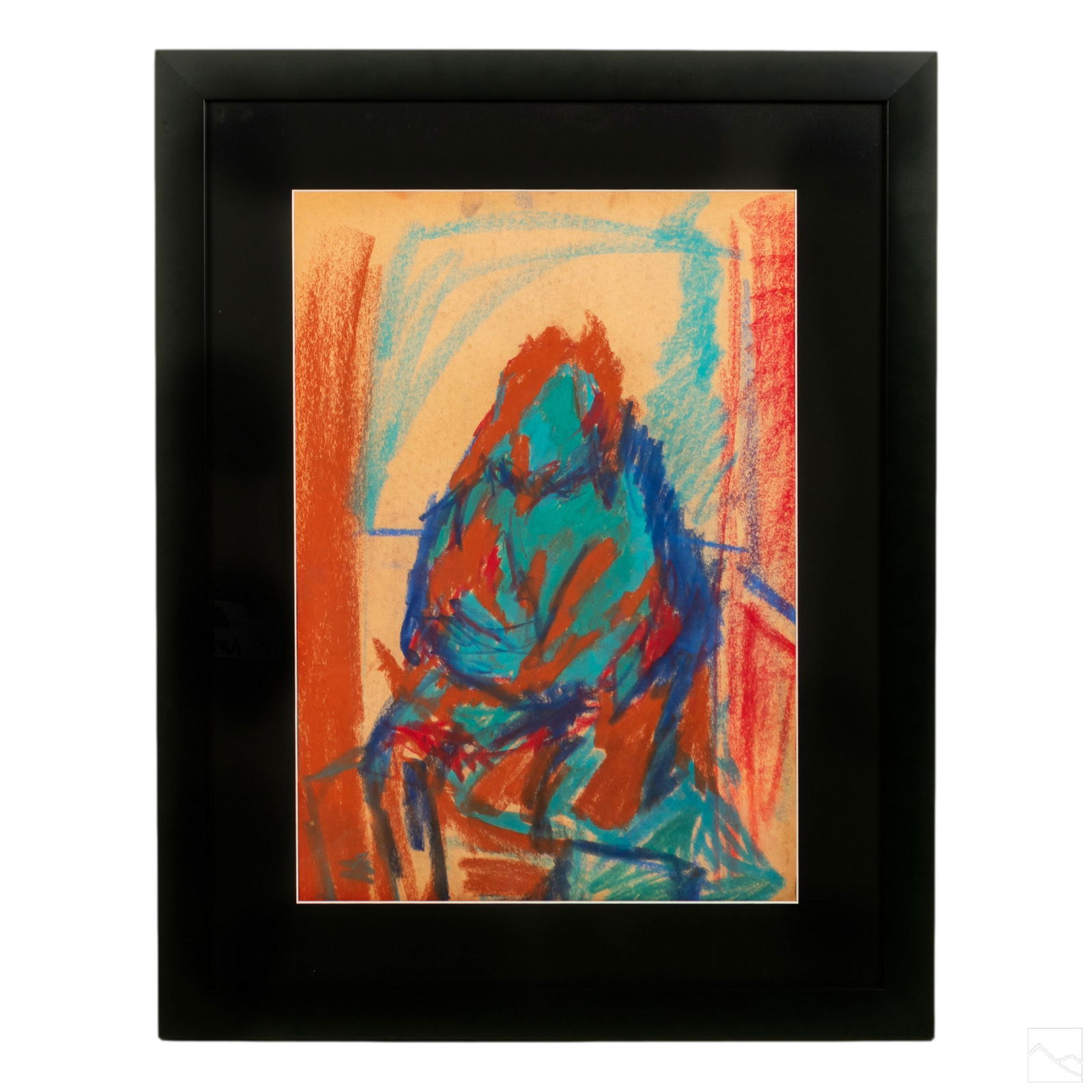 Oscar Murillo (1940-2017) Modern Abstract Drawing (1 of 6)