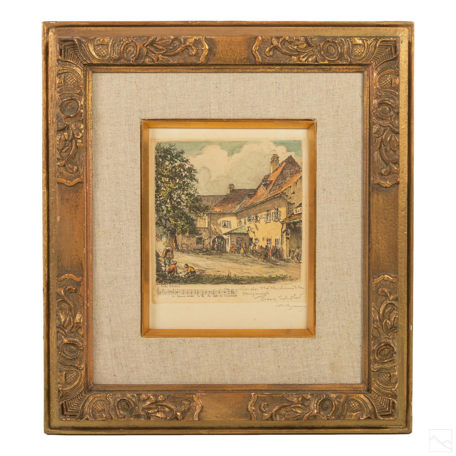 Henry Goering 1871-1944 Schubert Landscape Etching (1 of 6)