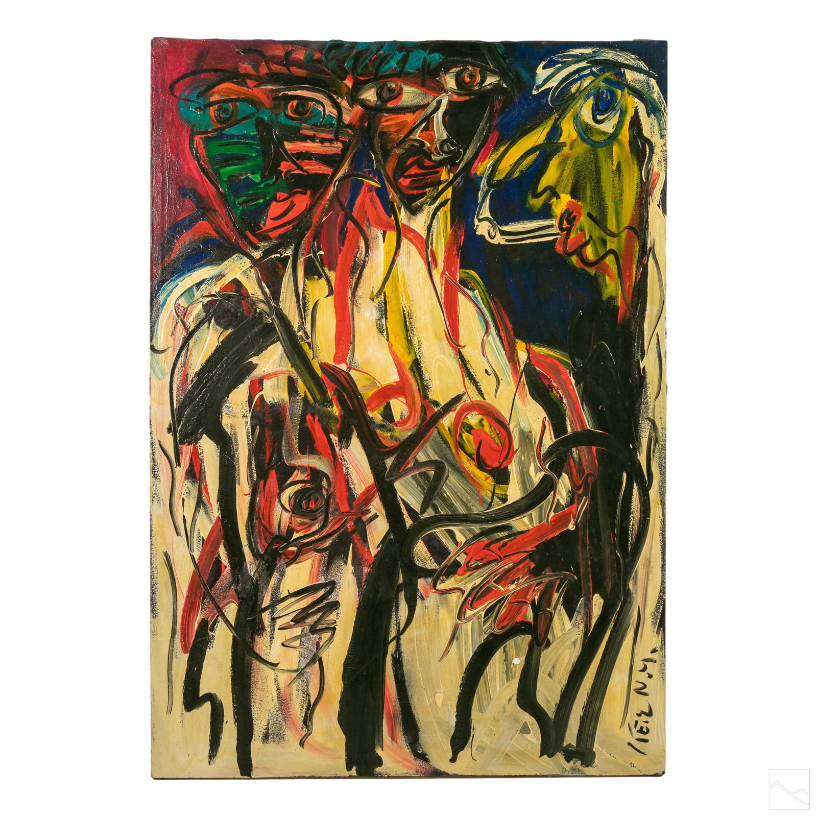 Peter Keil b1942 Modern Neo Expressionism Painting (1 of 6)