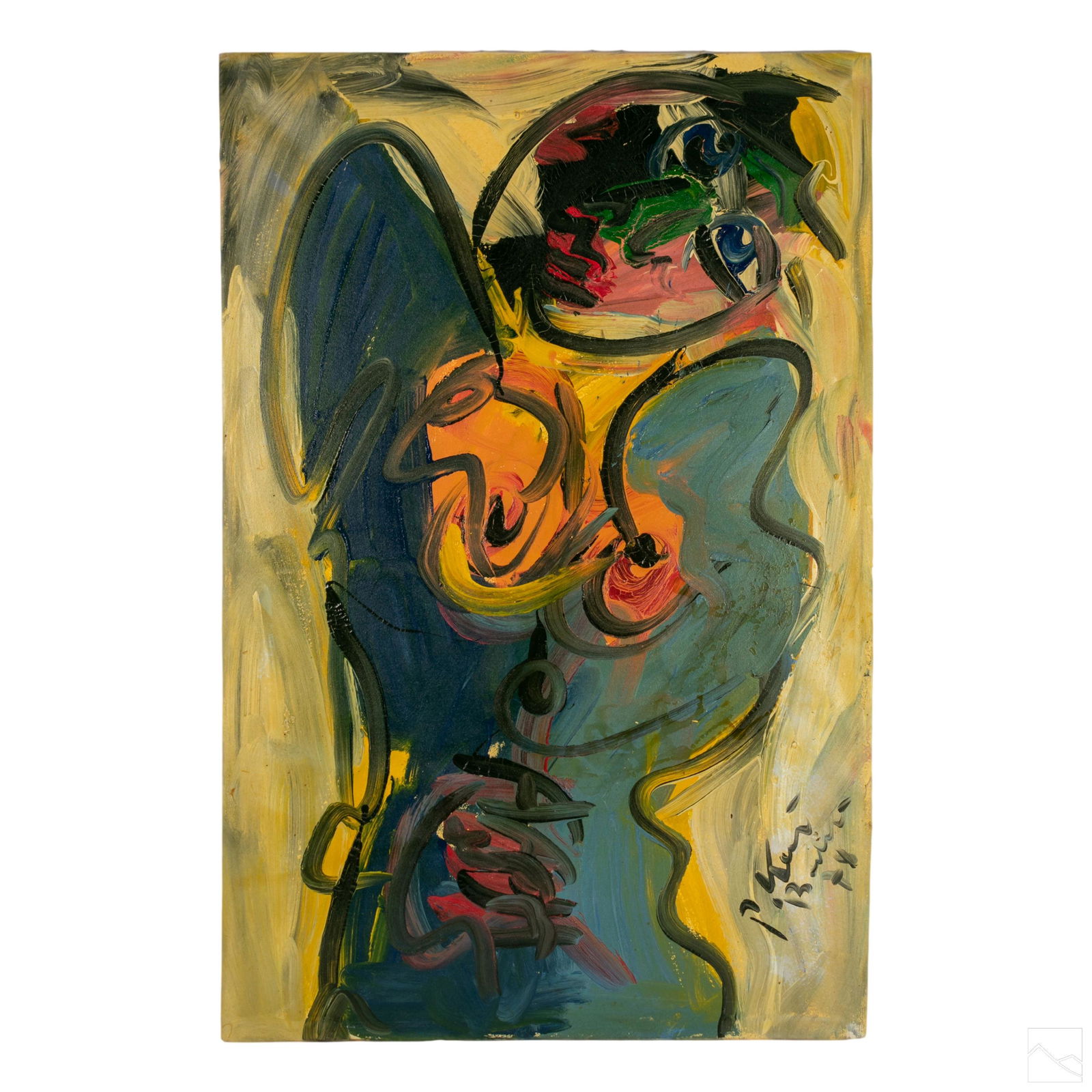 Peter Keil (b.1942) Neo Expressionism Art Painting (1 of 6)