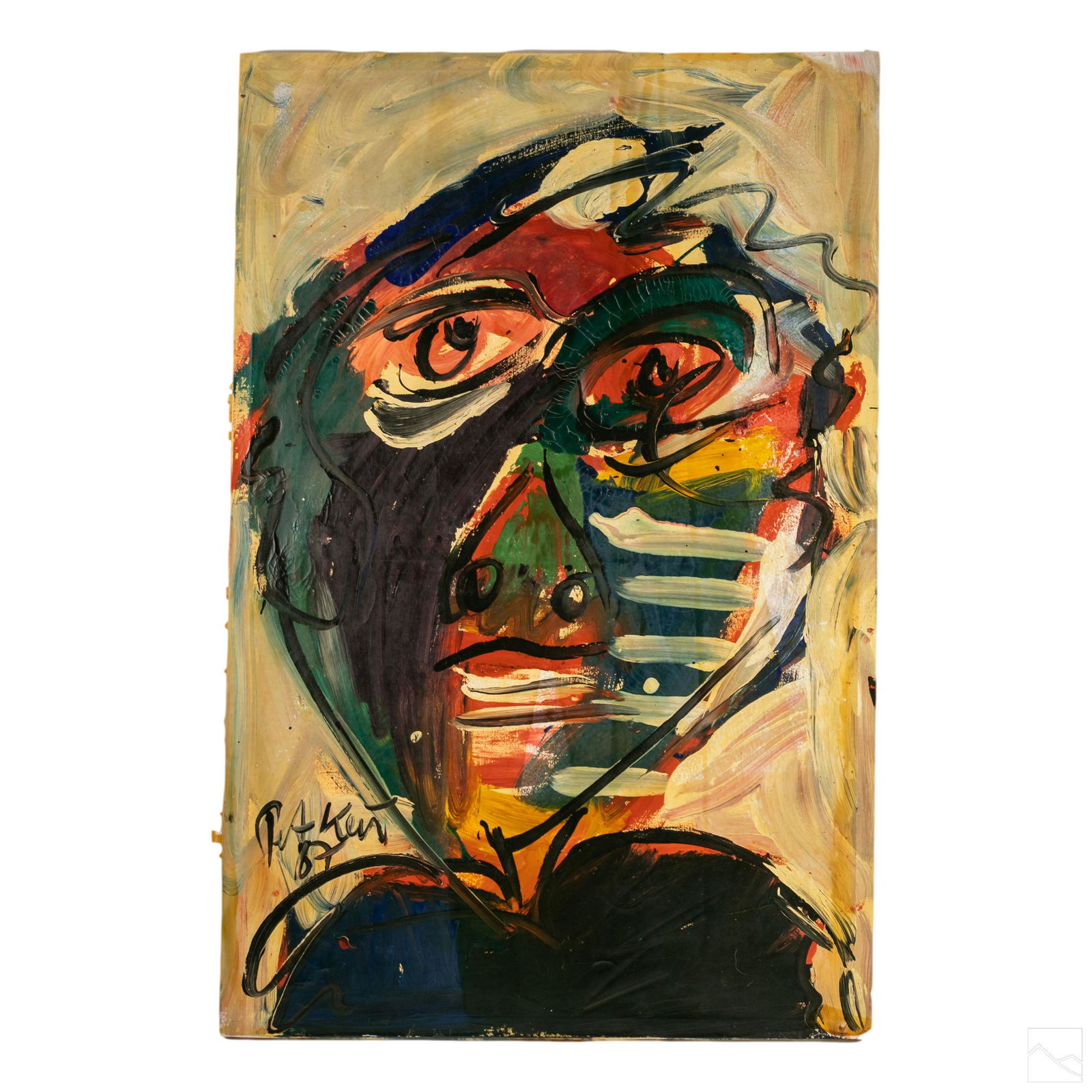 Peter Keil Neo Expressionism Portrait Art Painting (1 of 7)