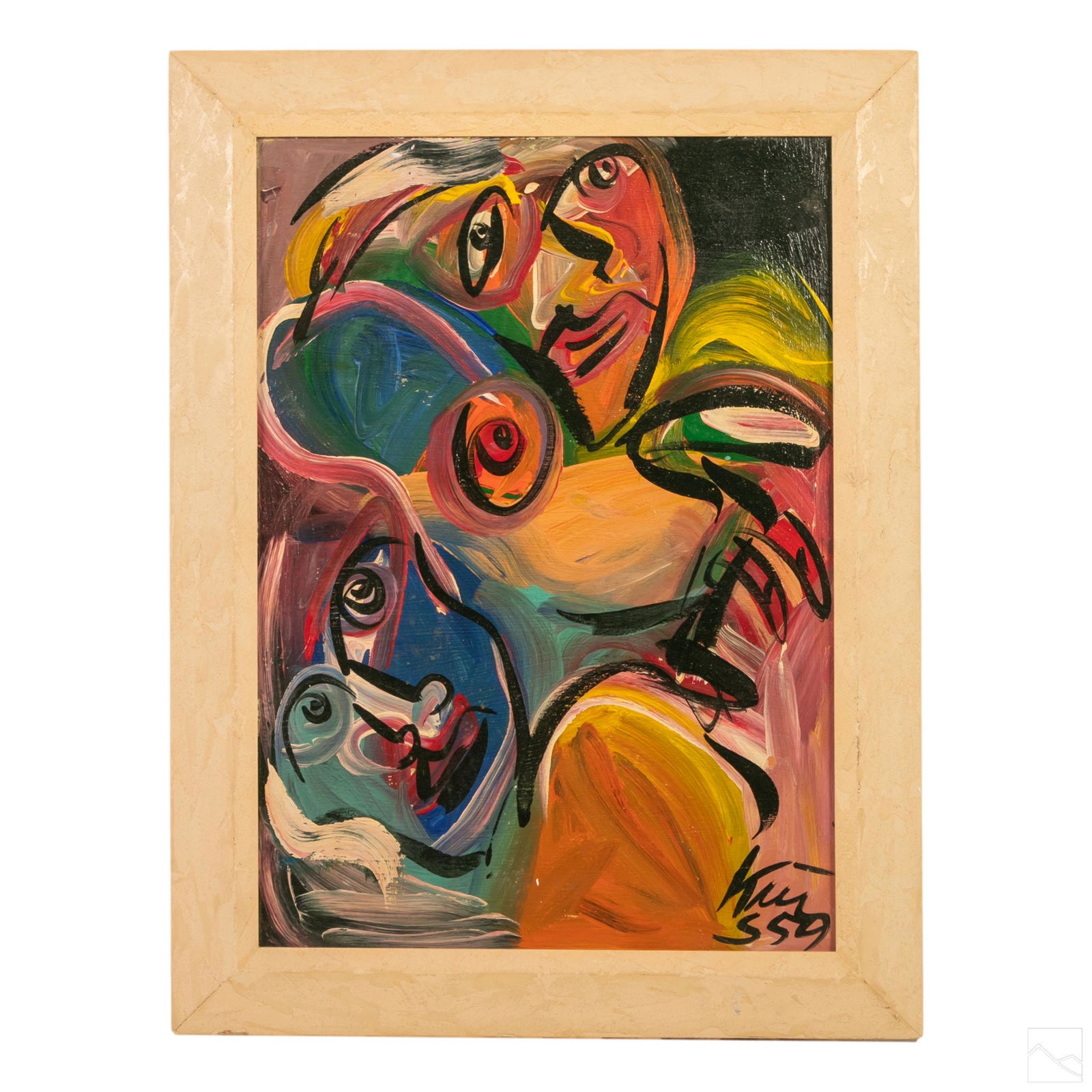 Peter Keil Expressionist Cuban Revolution Painting (1 of 5)