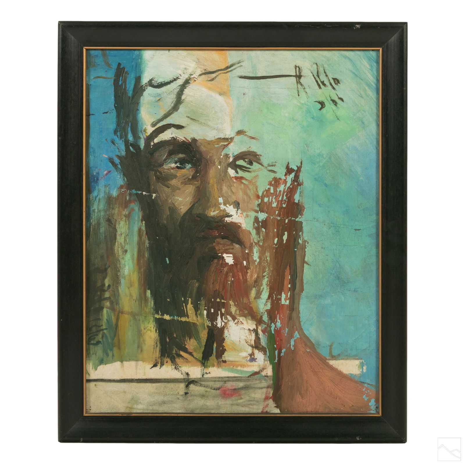 Roberto Polo b1951 Expressionism Portrait Painting (1 of 5)
