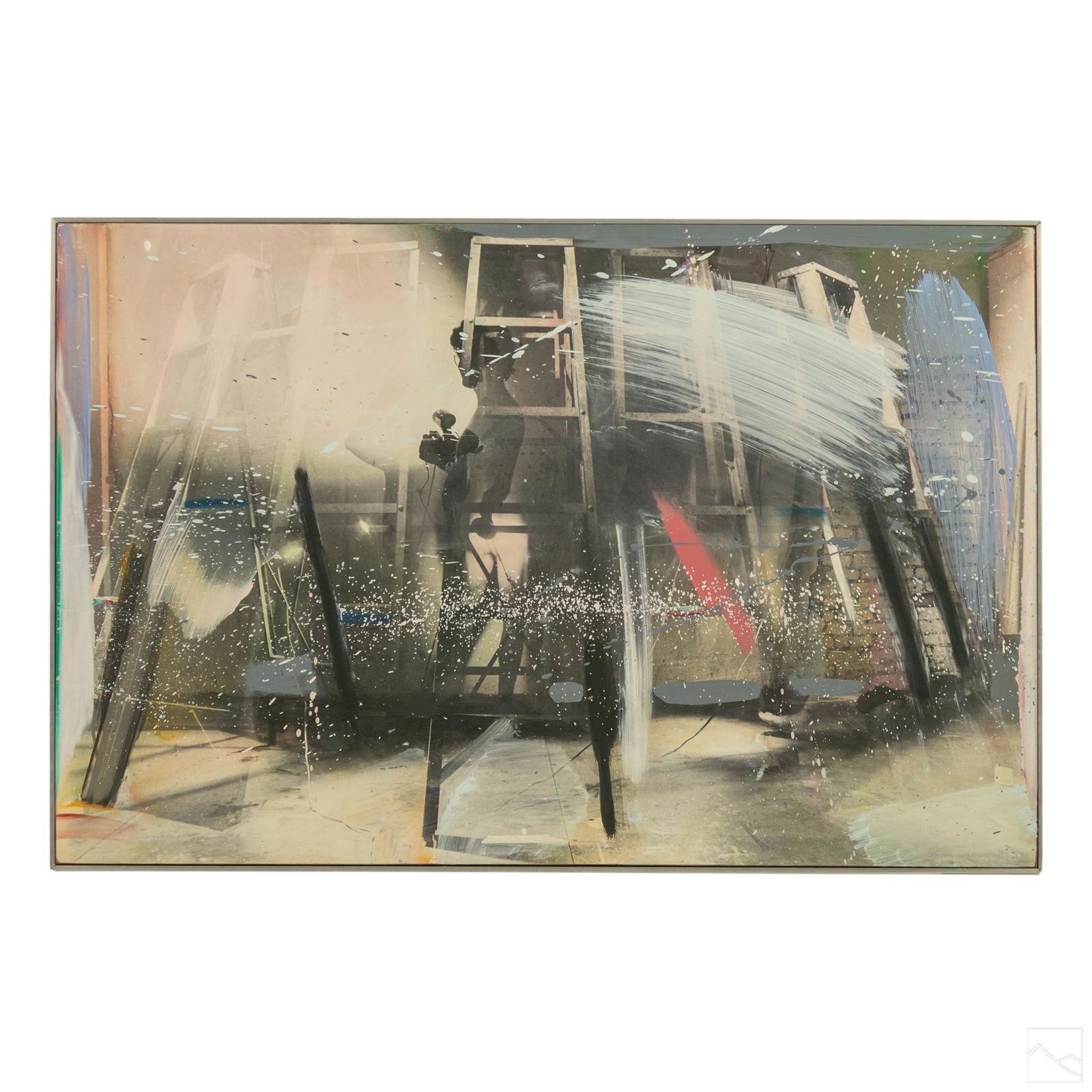 Bayat Keerl b.1948 Modern Abstract Photo Painting (1 of 6)