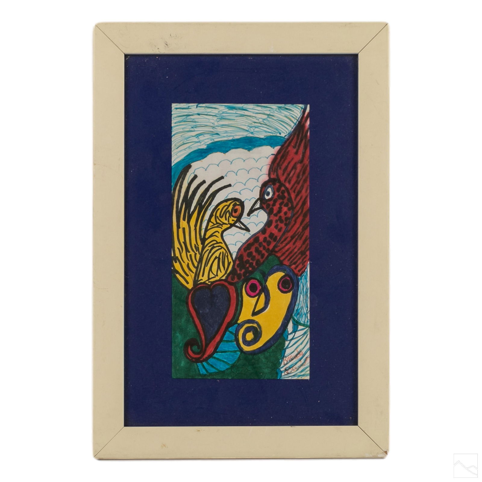 Brenda Davis b1962 Abstract Expressionism Painting (1 of 5)