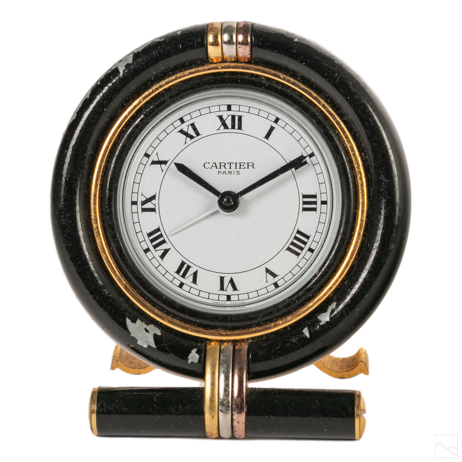 Cartier Vintage Trinity Desk Travel Alarm Clock (1 of 6)