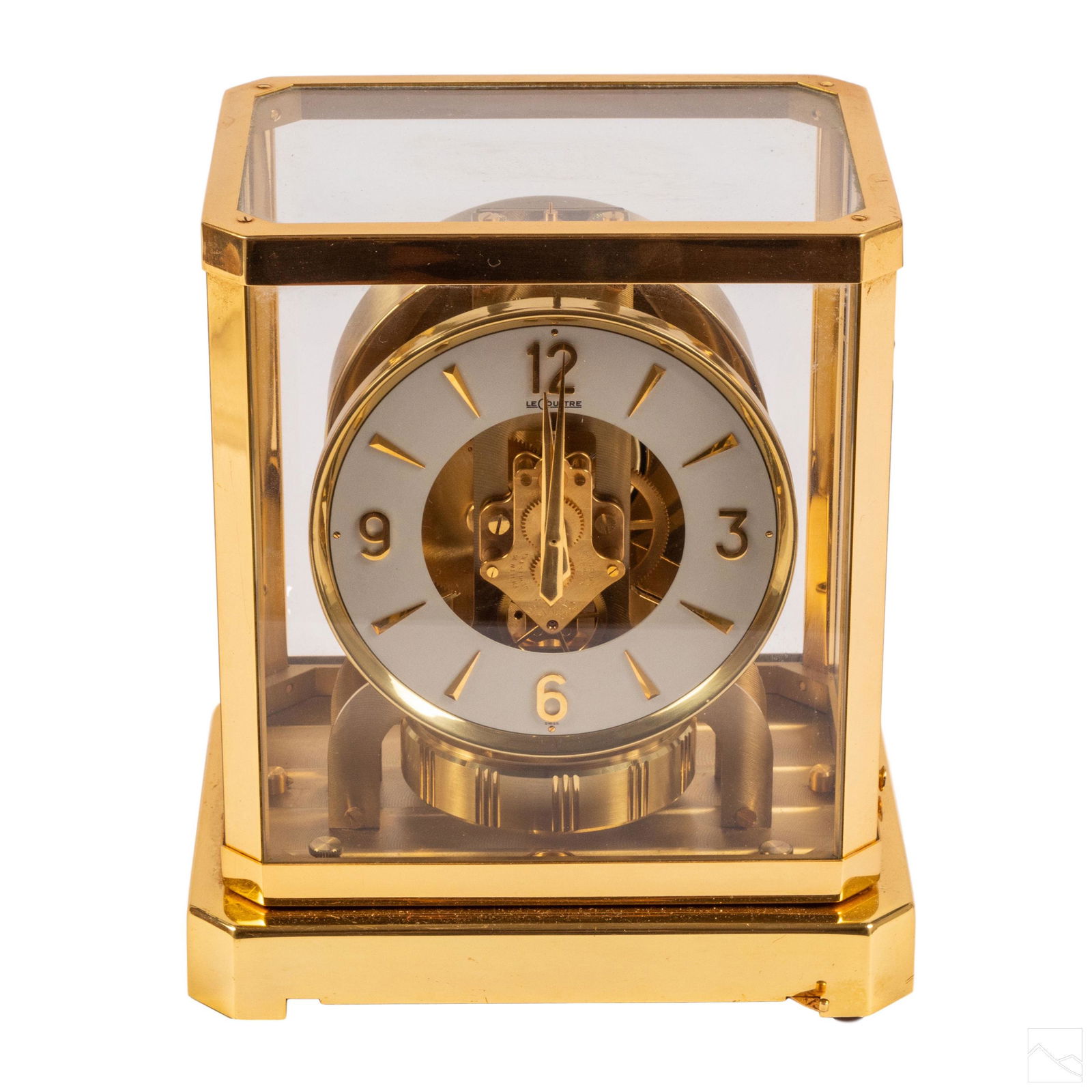 Jaeger LeCoultre Brass & Glass Atmos Mantel Clock (1 of 11)