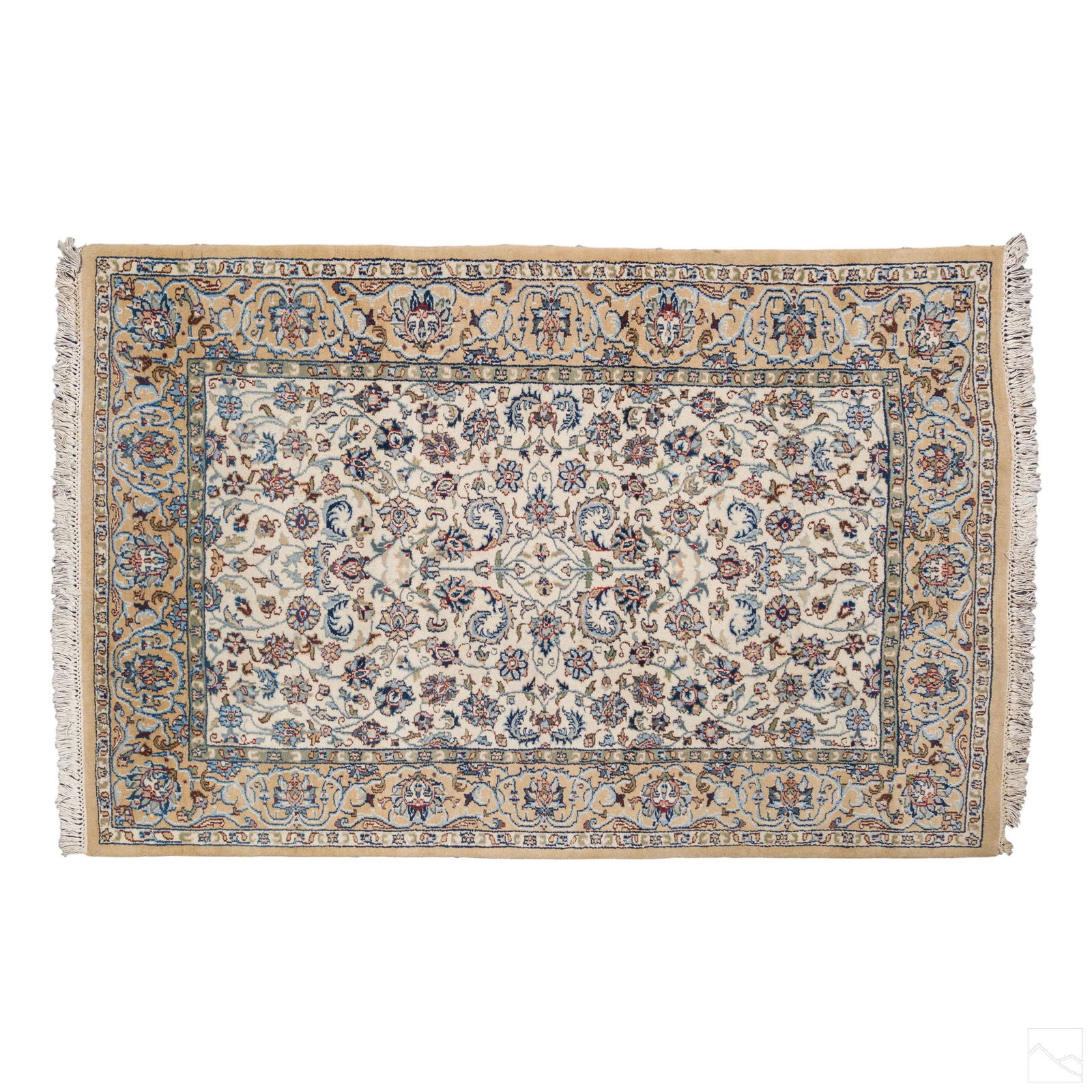Persian Tabriz Hand Knotted Wool Area Rug Carpet (1 of 5)