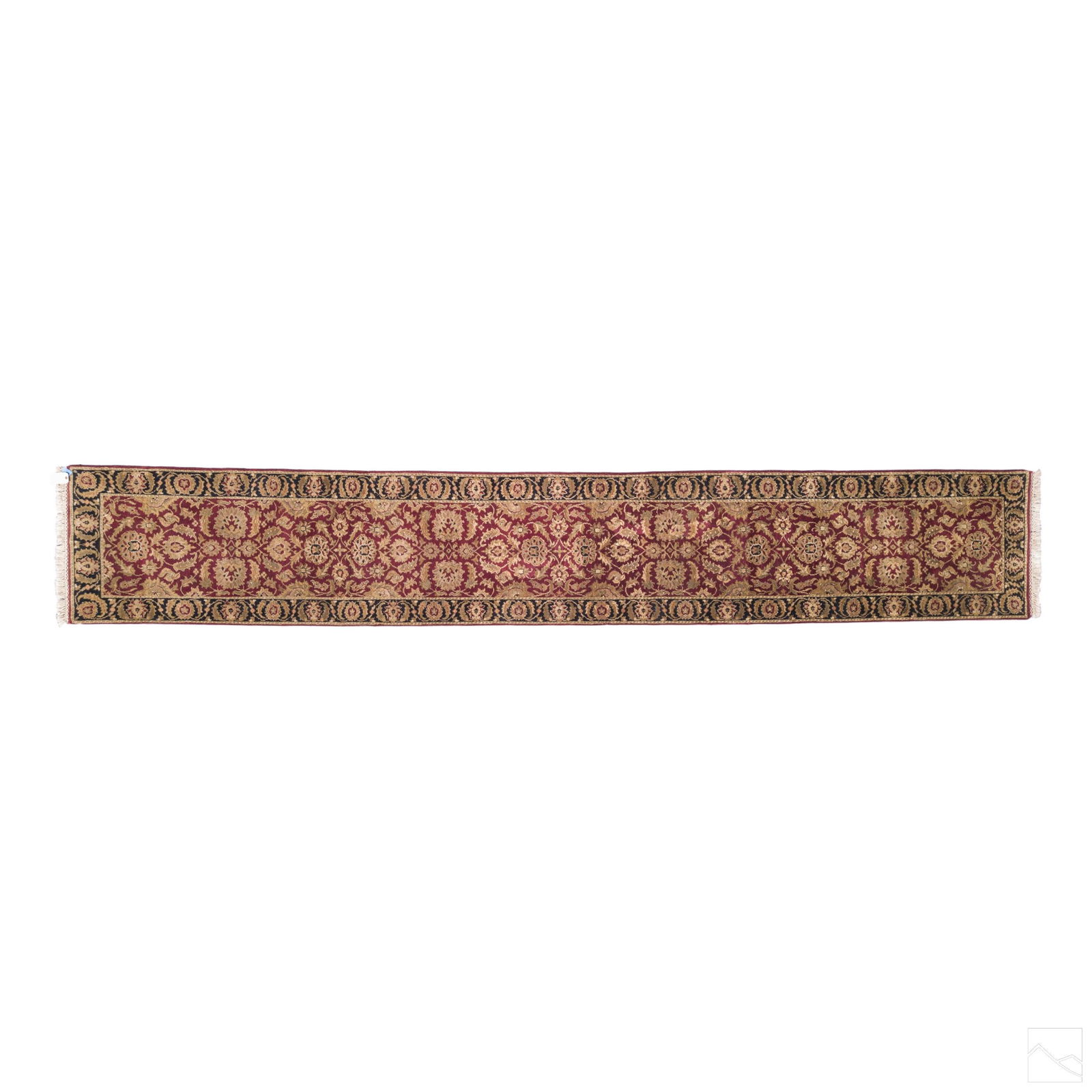 Persian Tabriz Hand Knotted Wool Runner Carpet Rug (1 of 4)