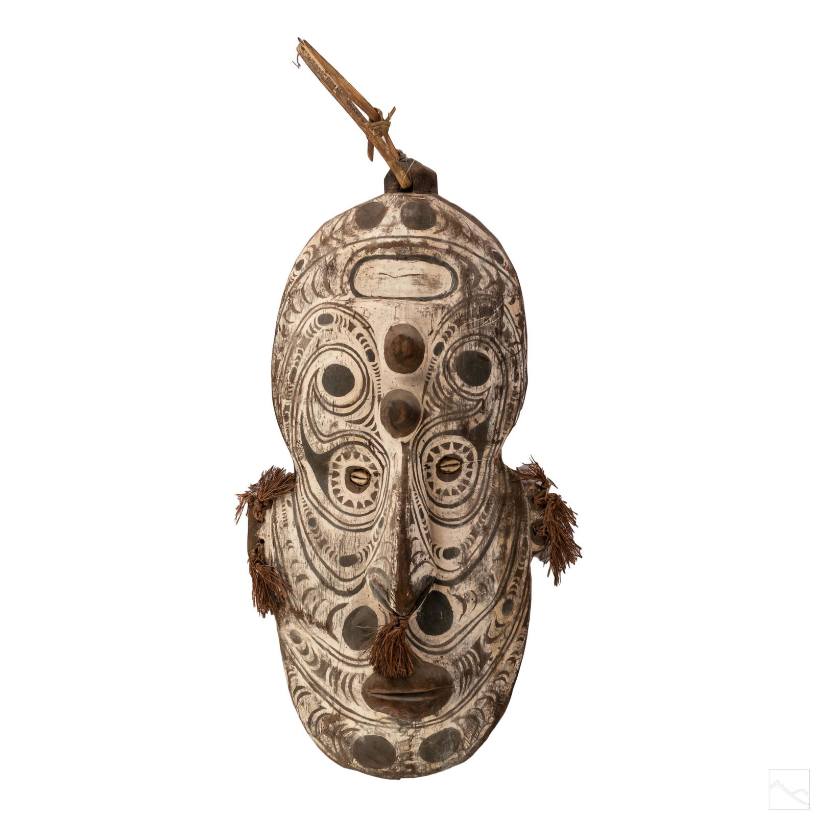 Papua New Guinea Tribal Mwai Carved Ritual Mask (1 of 4)