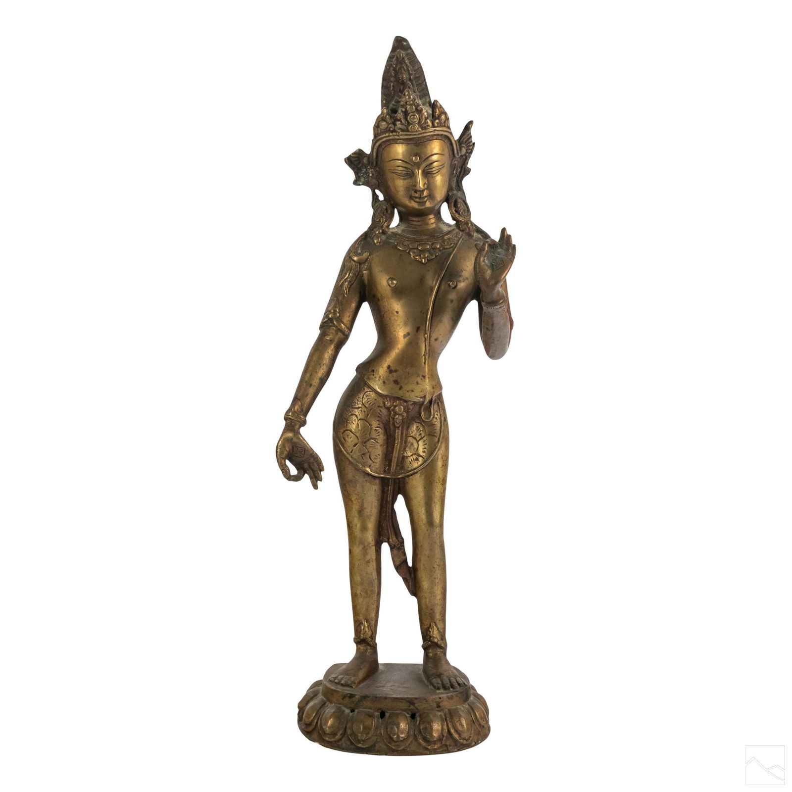 Chinese Tibetan Tara Nepal Buddha Bronze Sculpture (1 of 7)