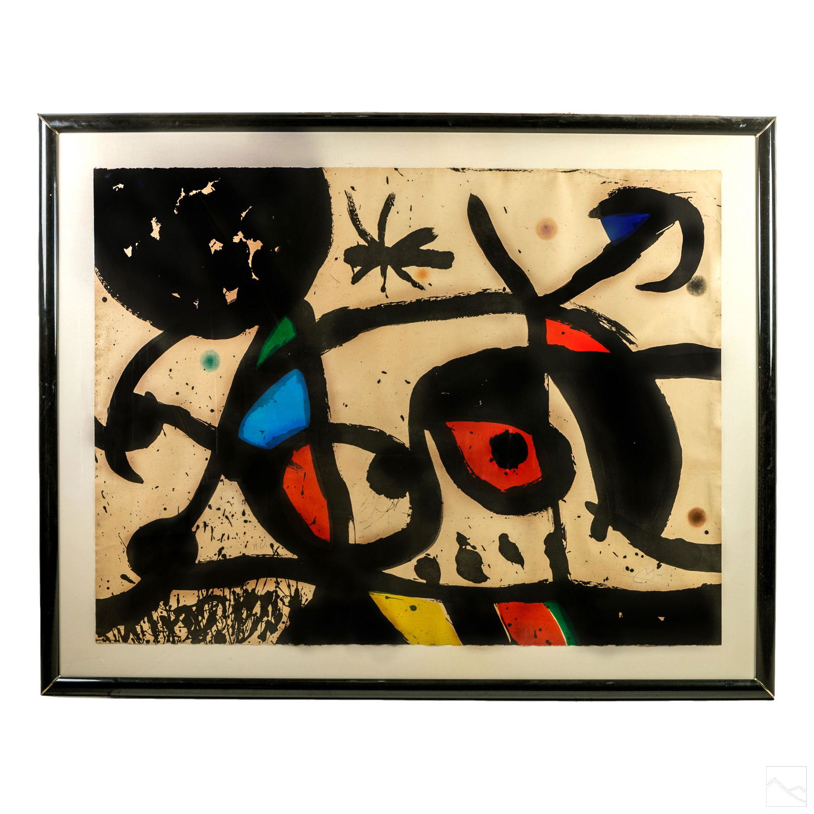 Joan Miro 1893-1983 Modern Abstract HC AP Aquatint (1 of 6)