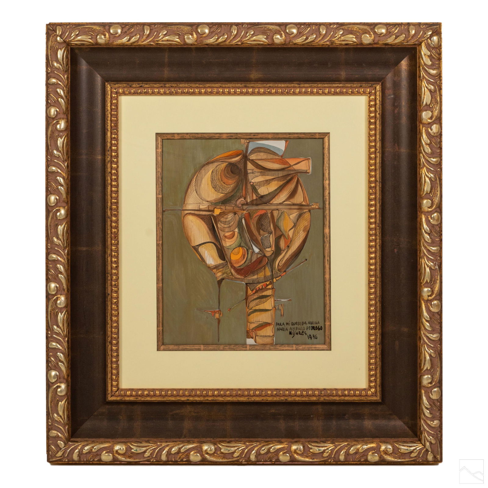 Jose Mijares (1921-2004) Modern Abstract Painting (1 of 5)