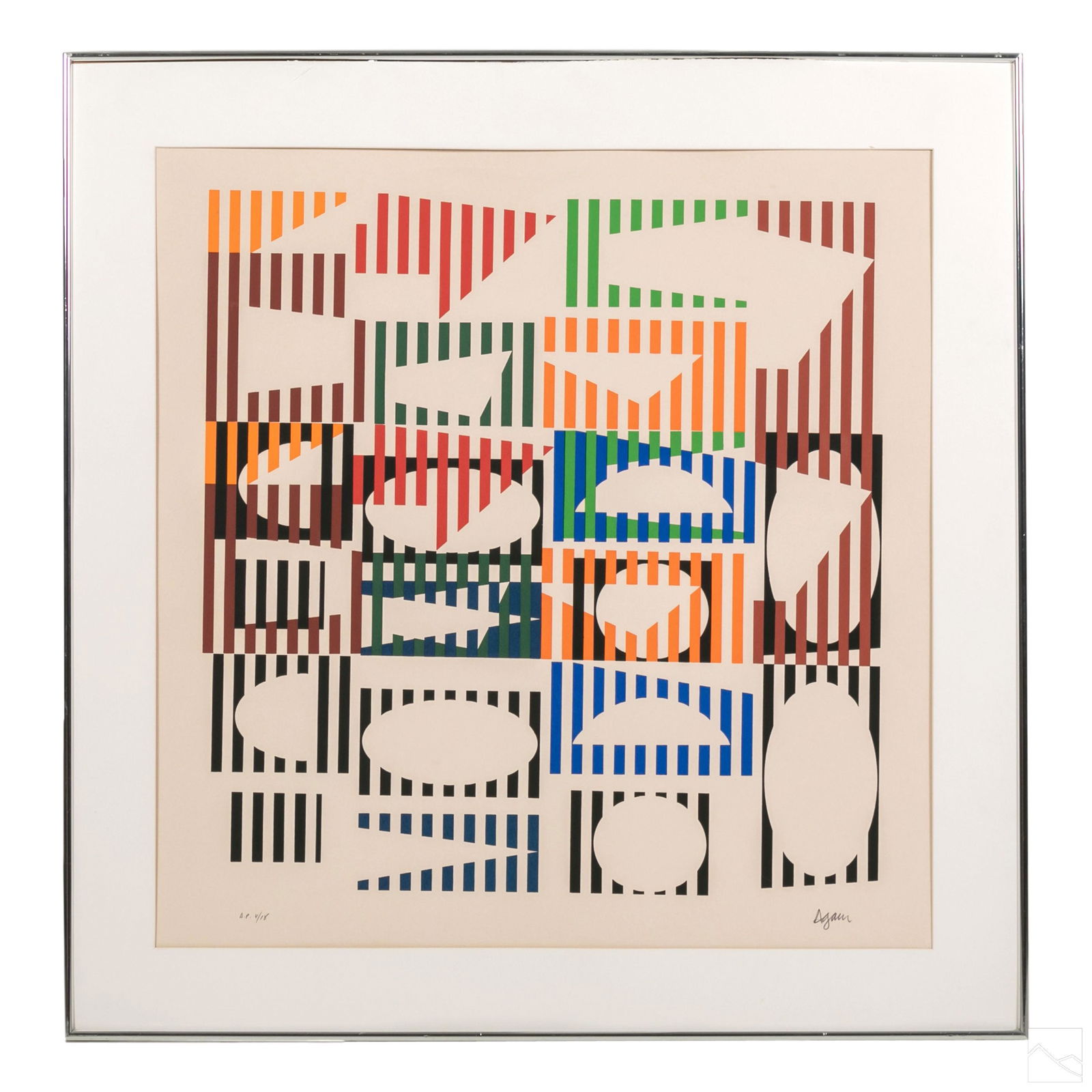 Yaacov Agam (b.1928) Signed Op Art AP Screen Print (1 of 6)