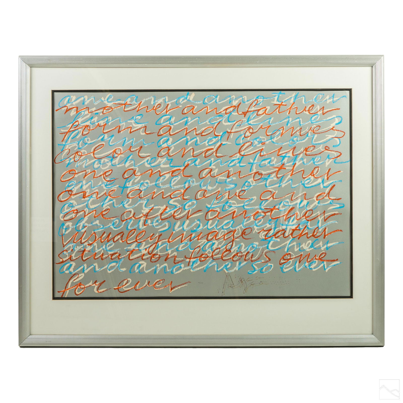 Yaacov Agam Calligraphy VTG Art Lithograph SIGNED (1 of 5)