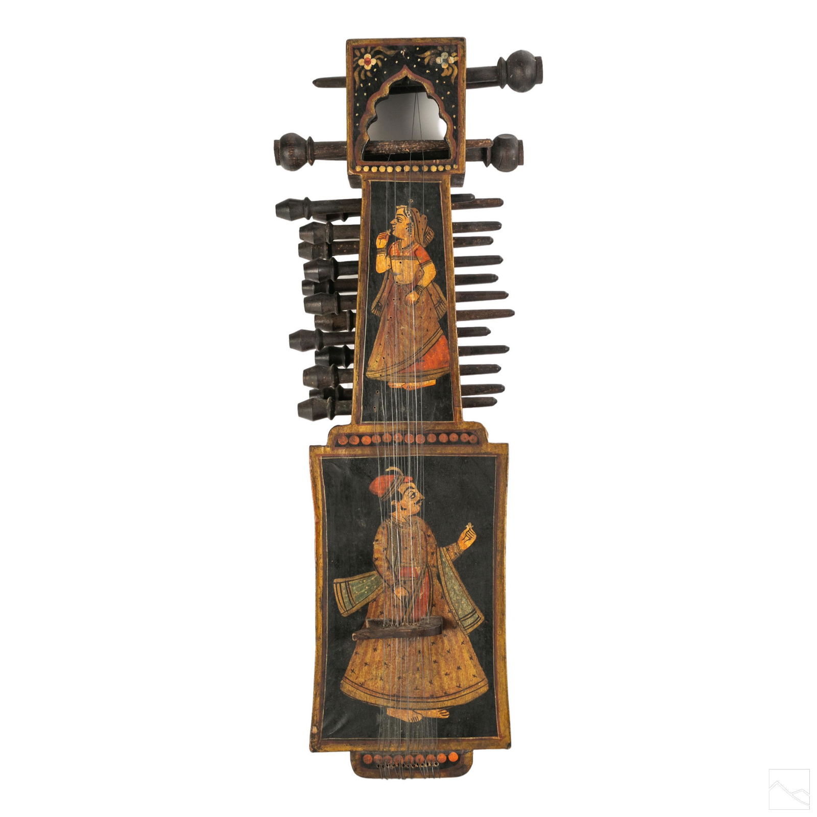 Antique Sarangi Indian Stringed Musical Instrument (1 of 6)