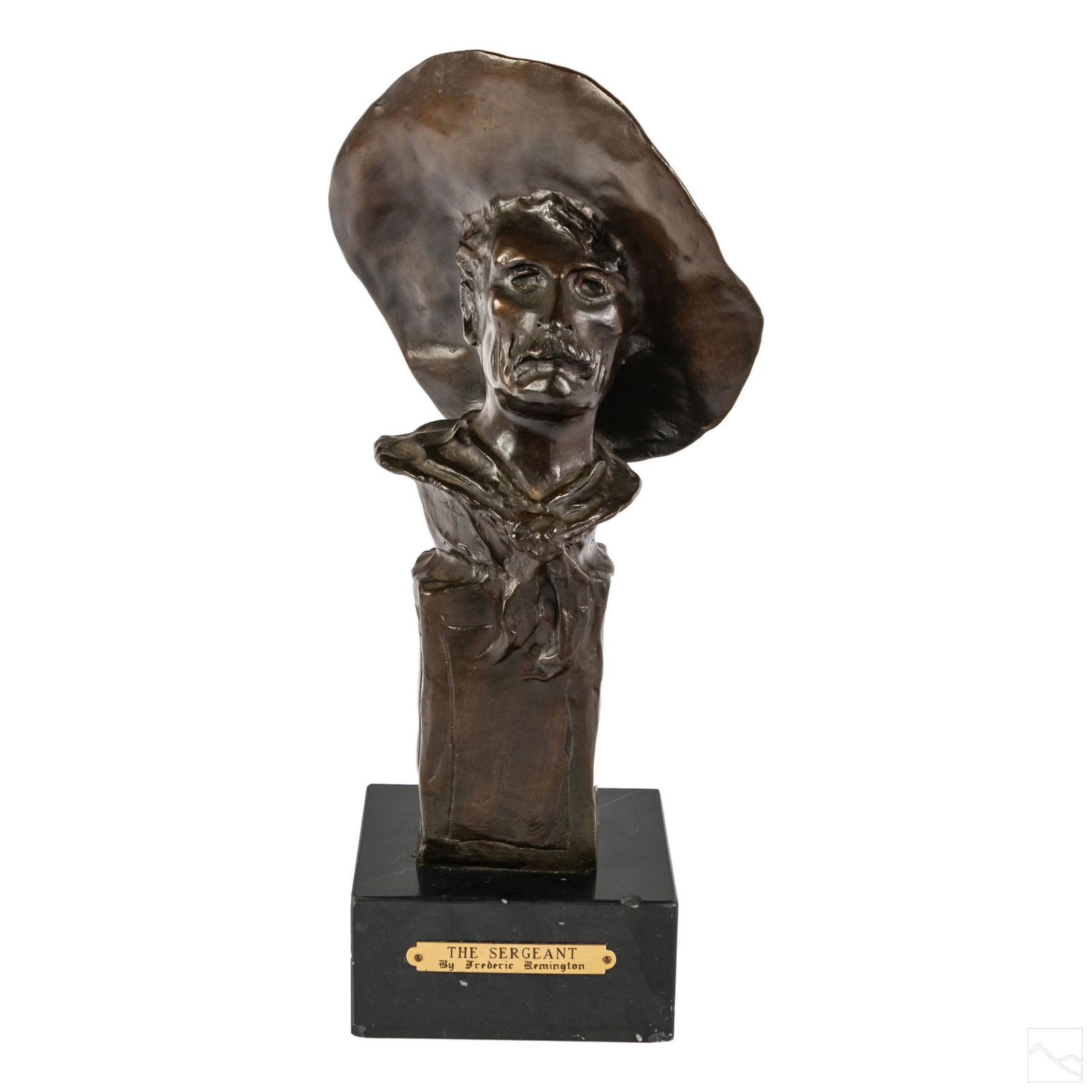 The Sergeant Bust Art Sculpture after F Remington (1 of 9)