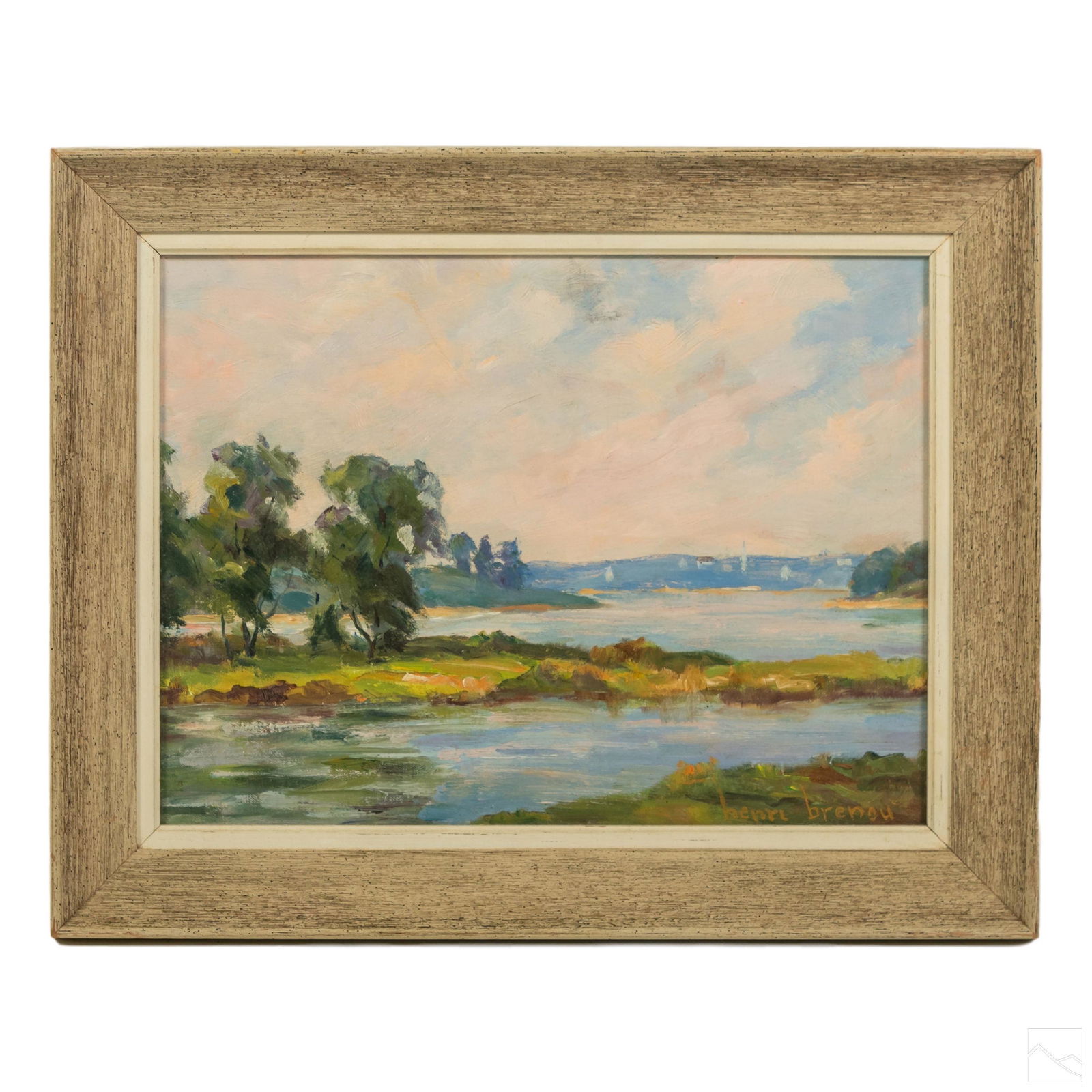 Henri Brenou 1904-1976 Cape Cod Landscape Painting (1 of 5)