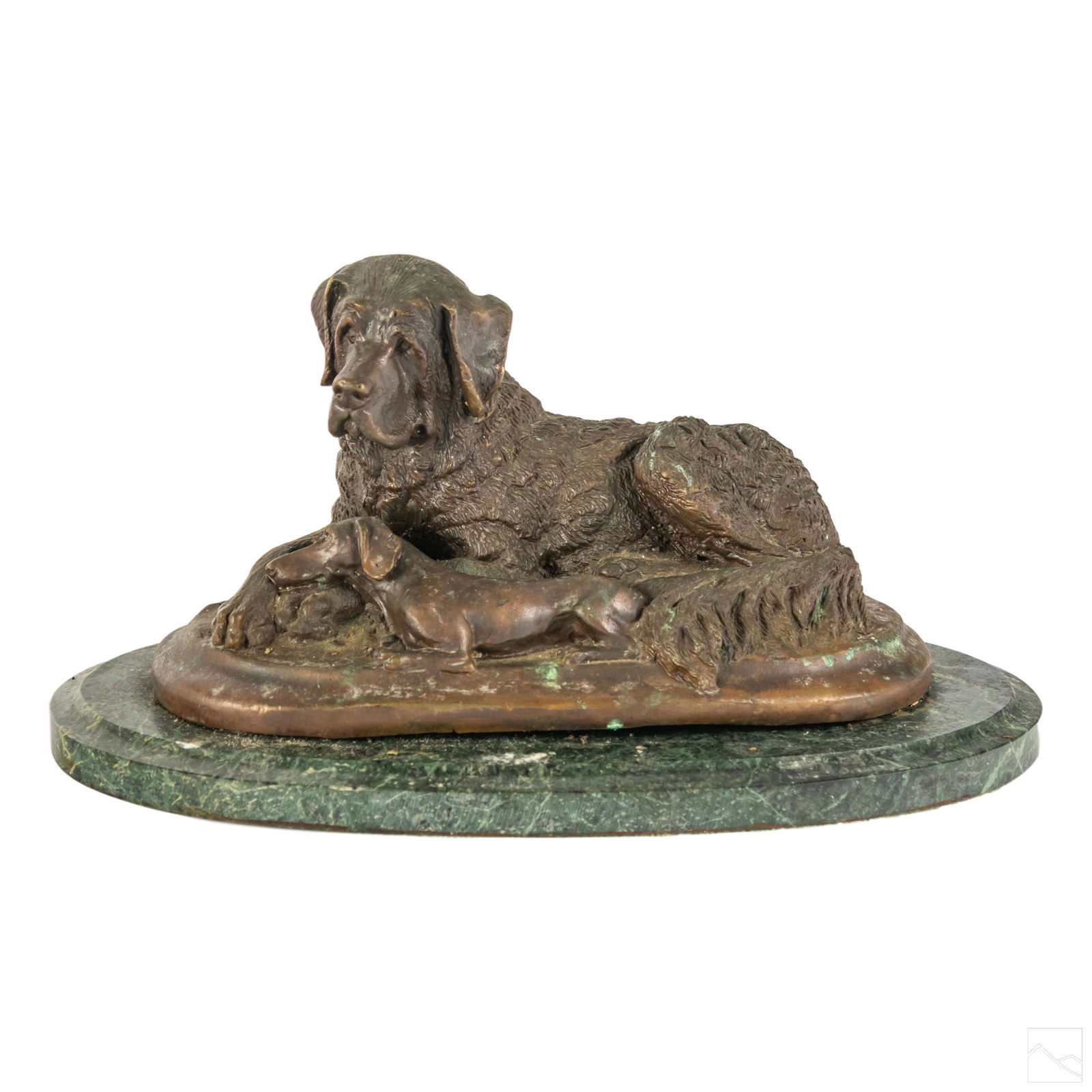 Christine Baldwin (20th C.) Bronze Dogs Sculpture (1 of 7)