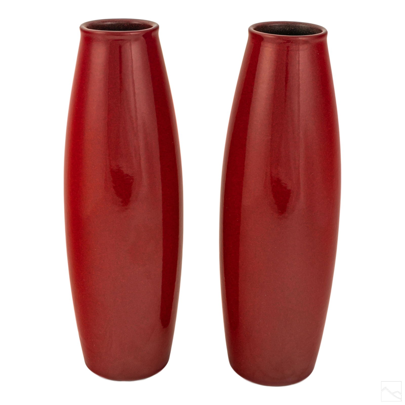 Scheurich Amano Modern Porcelain Oxblood Red Vases (1 of 7)