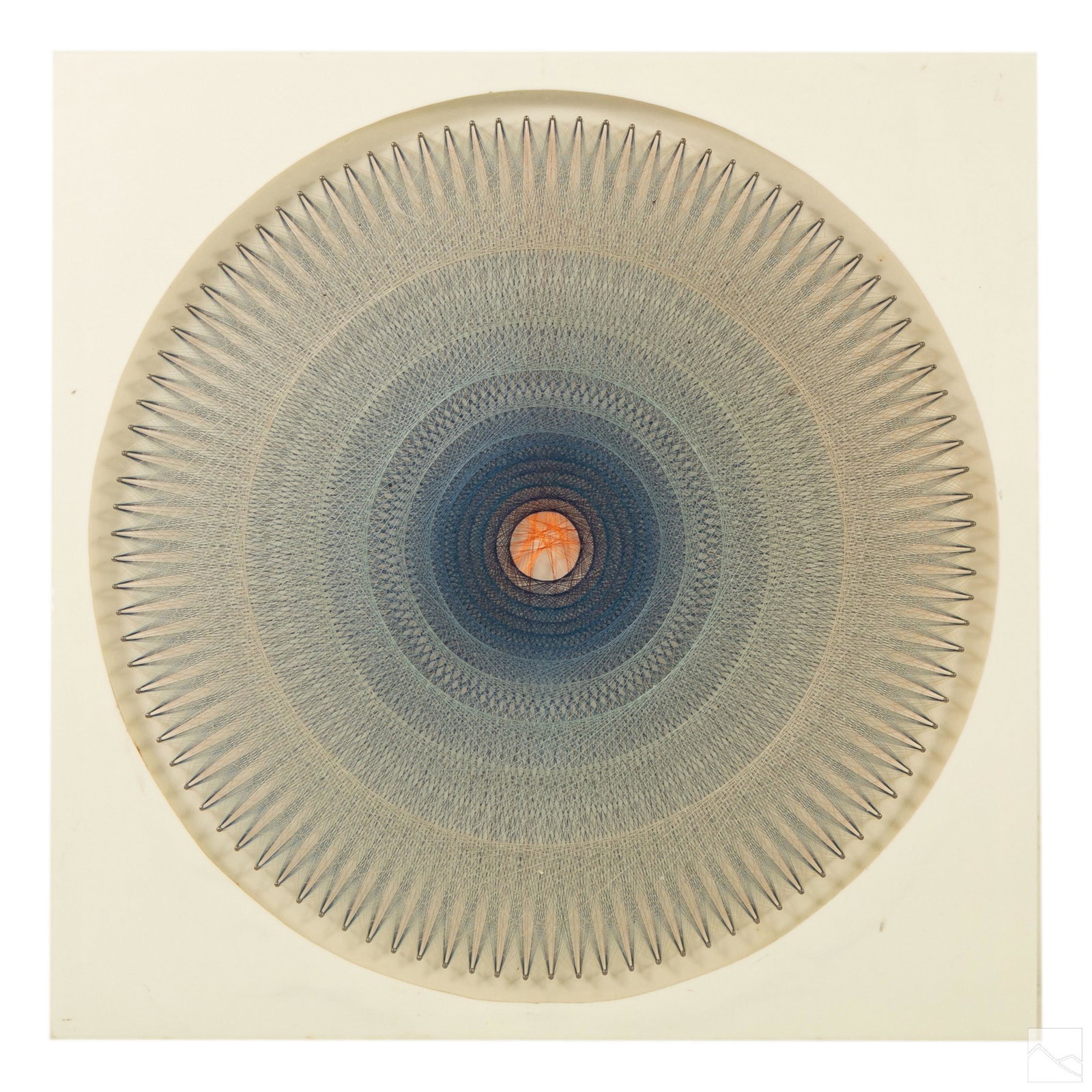 Mid Century Modern 24" Abstract String Optical Art (1 of 7)