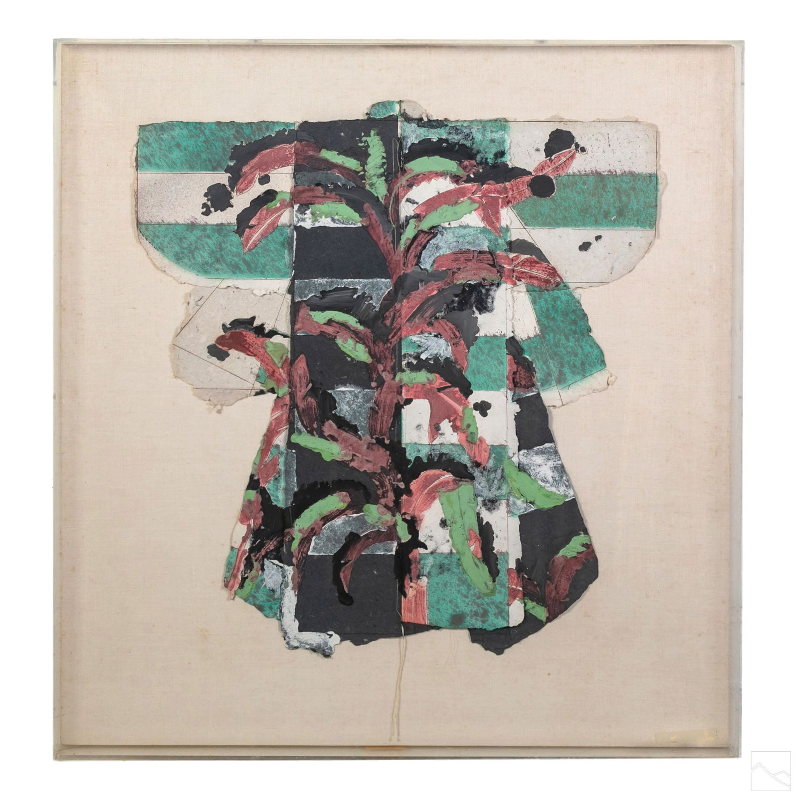 Sandy Kinnee  b.1947 Non Geometric Kimono Art (1 of 5)