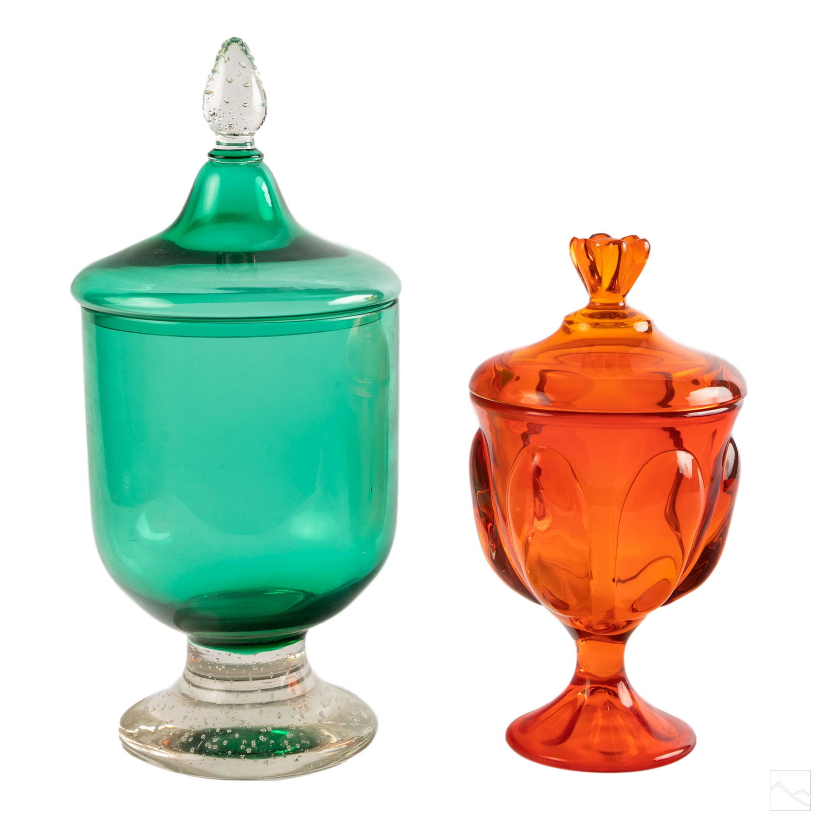 Mt. Washington & Viking Glass Covered Candy Dishes (1 of 8)