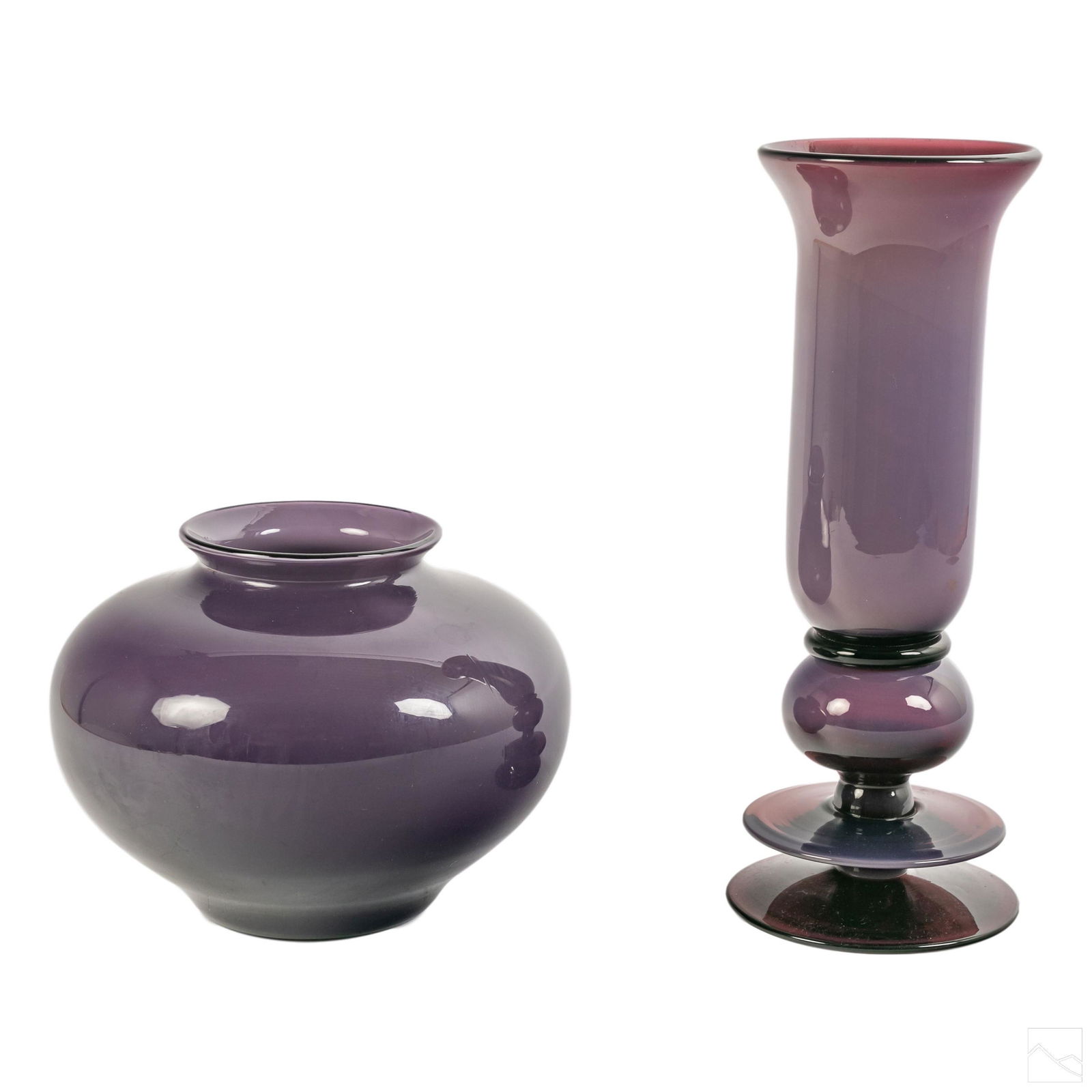 Mid Century Modern Studio Art Glass Vase LOT of 2 (1 of 6)