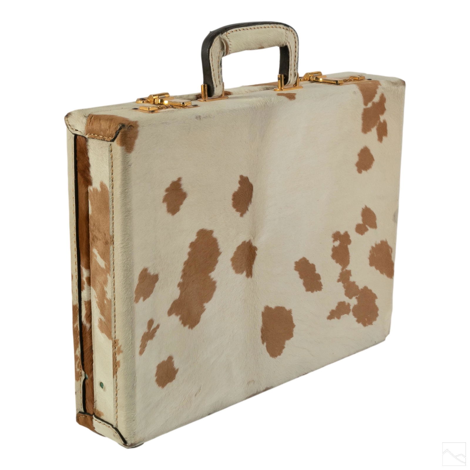 Men's Vintage Cowhide Leather Locking Briefcase (1 of 7)