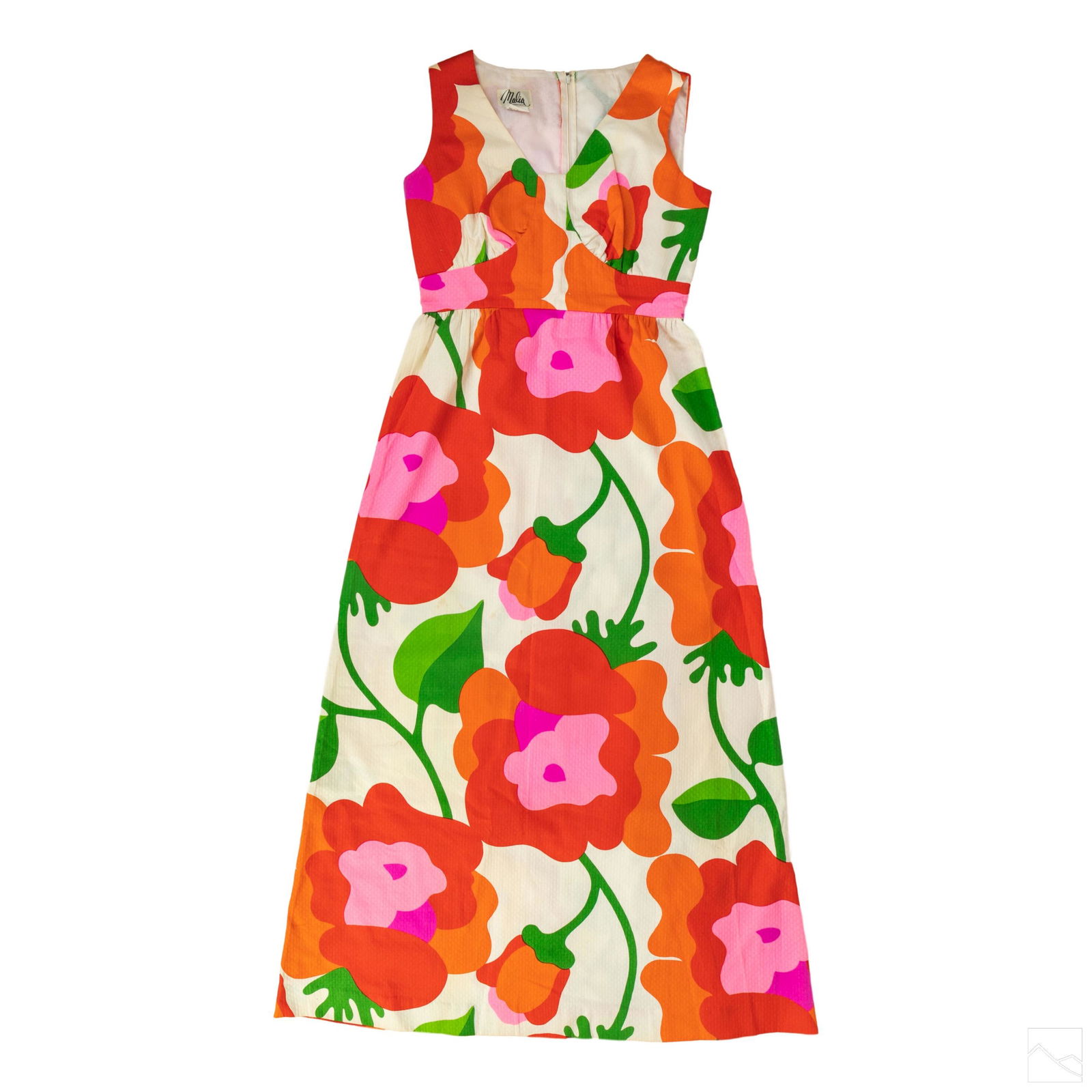 Malia of Honolulu Hawaiian Ladies Cotton Dress s14 (1 of 4)