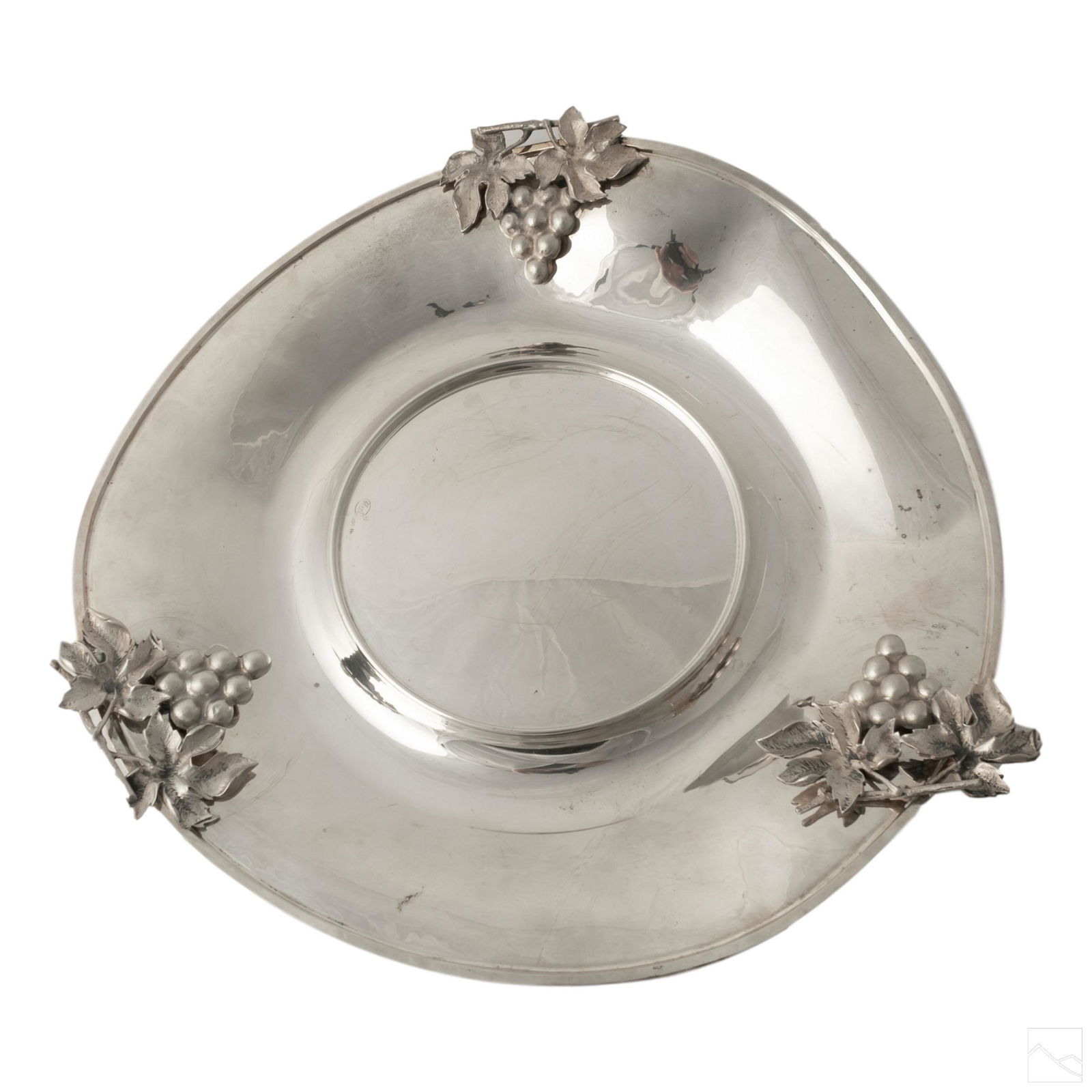 900 Silver Grapevine & Leaf Centerpiece Tray 1035g (1 of 5)