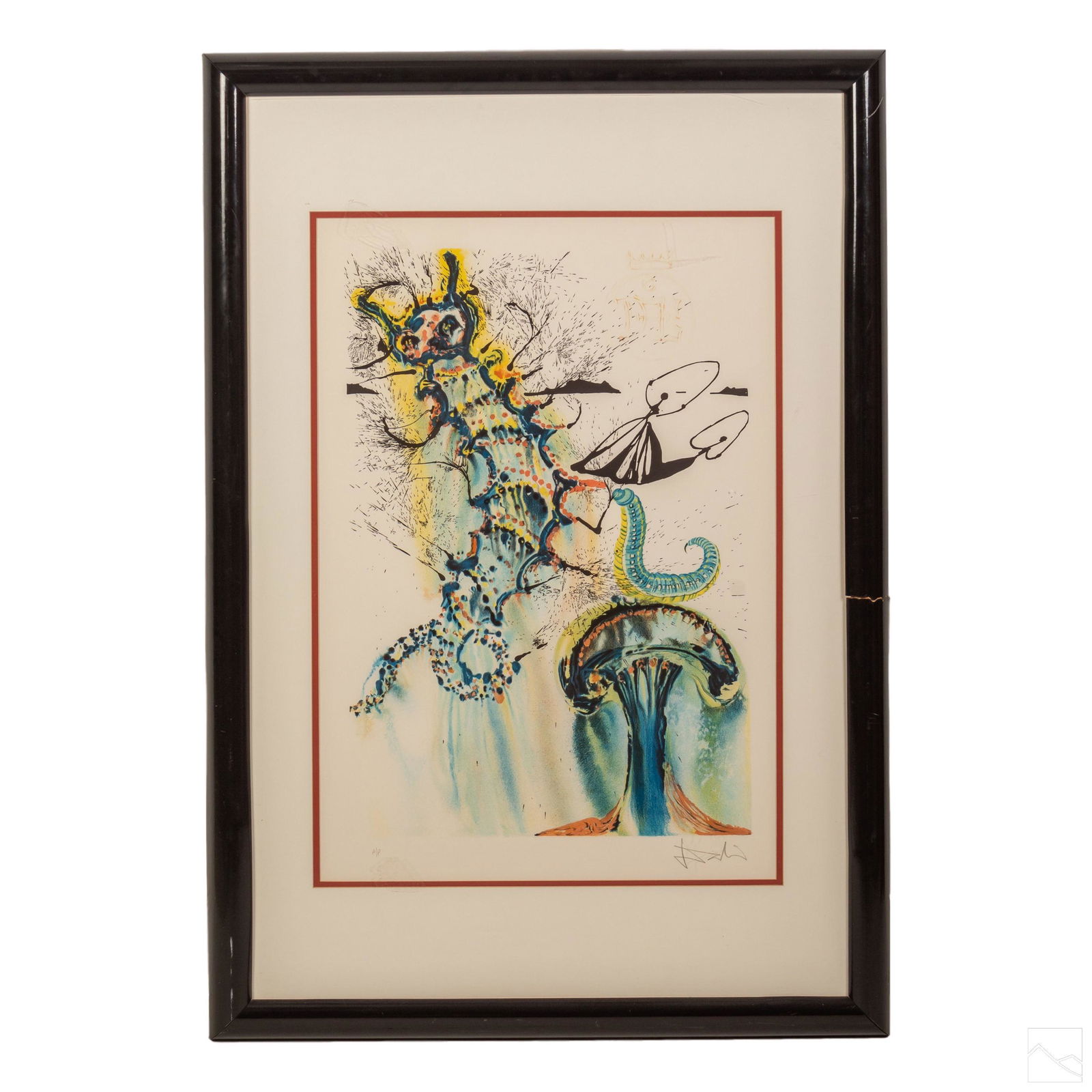 "Advice From A Caterpillar" Color Litho after Dali (1 of 6)