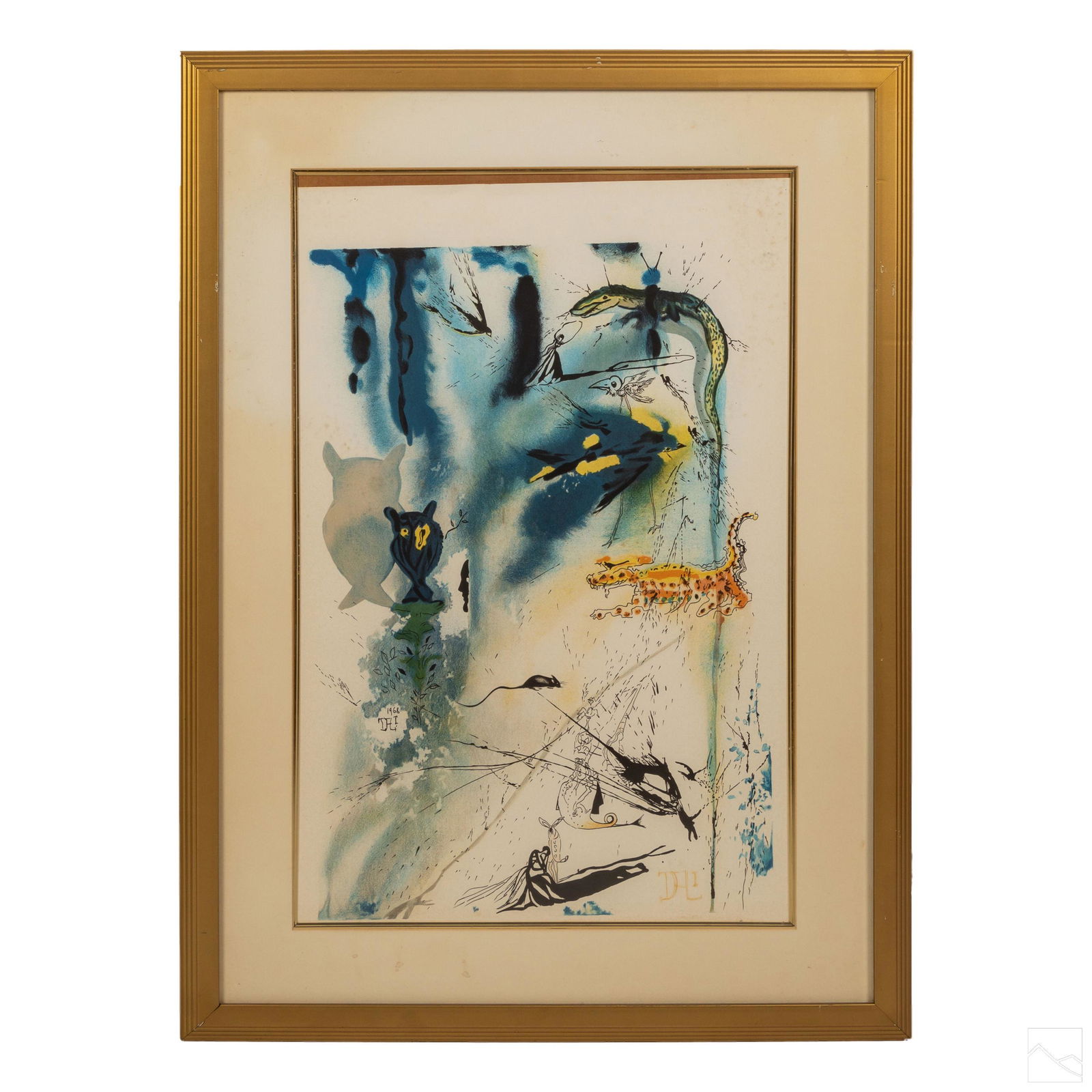 A Caucus Race And A Long Tale Litho, after S. Dali (1 of 6)