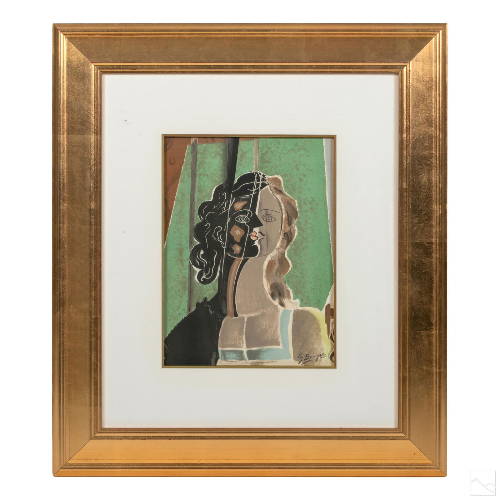 Abstract Portrait Lithograph after George Braque (1 of 6)