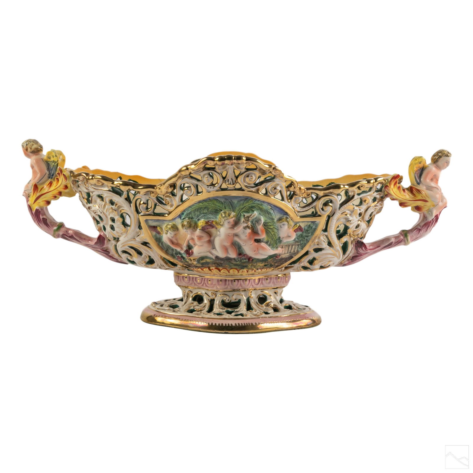 Capodimonte Italian 20" Vintage Cherub Centerpiece (1 of 8)