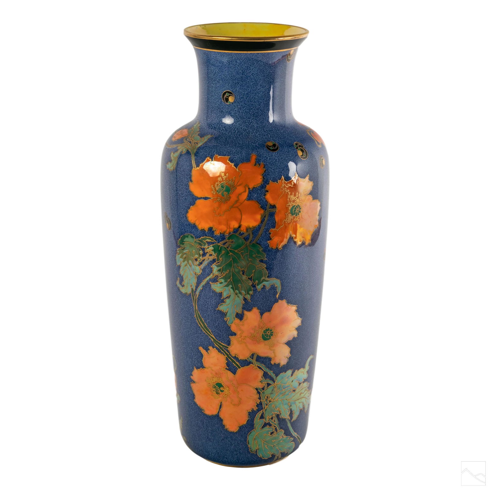Royal Doulton 18" Antique Exotic Asian Floral Vase (1 of 5)