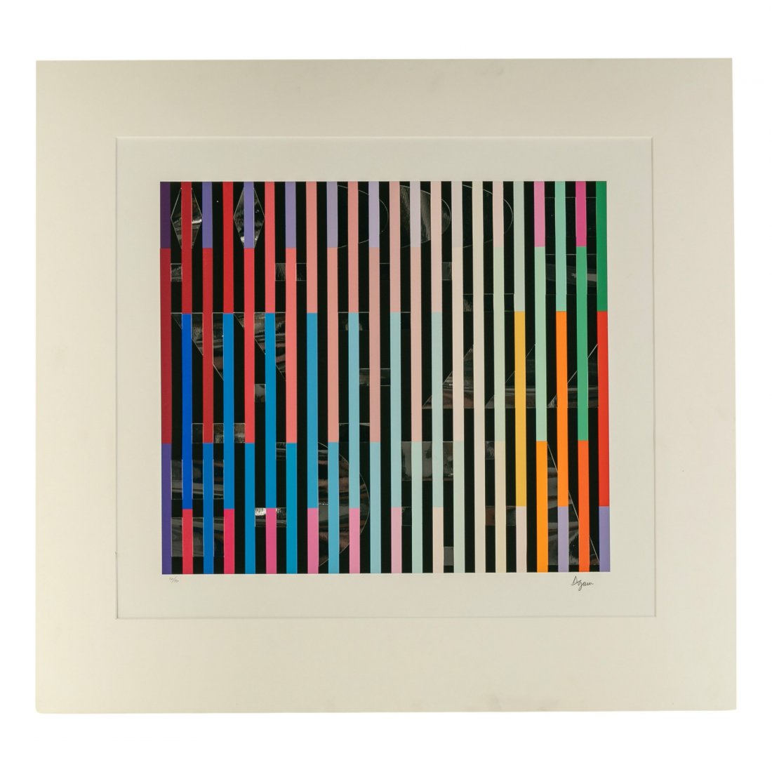 Yaacov Agam (b.1928) LE Abstract Kinetic Serigraph (1 of 8)