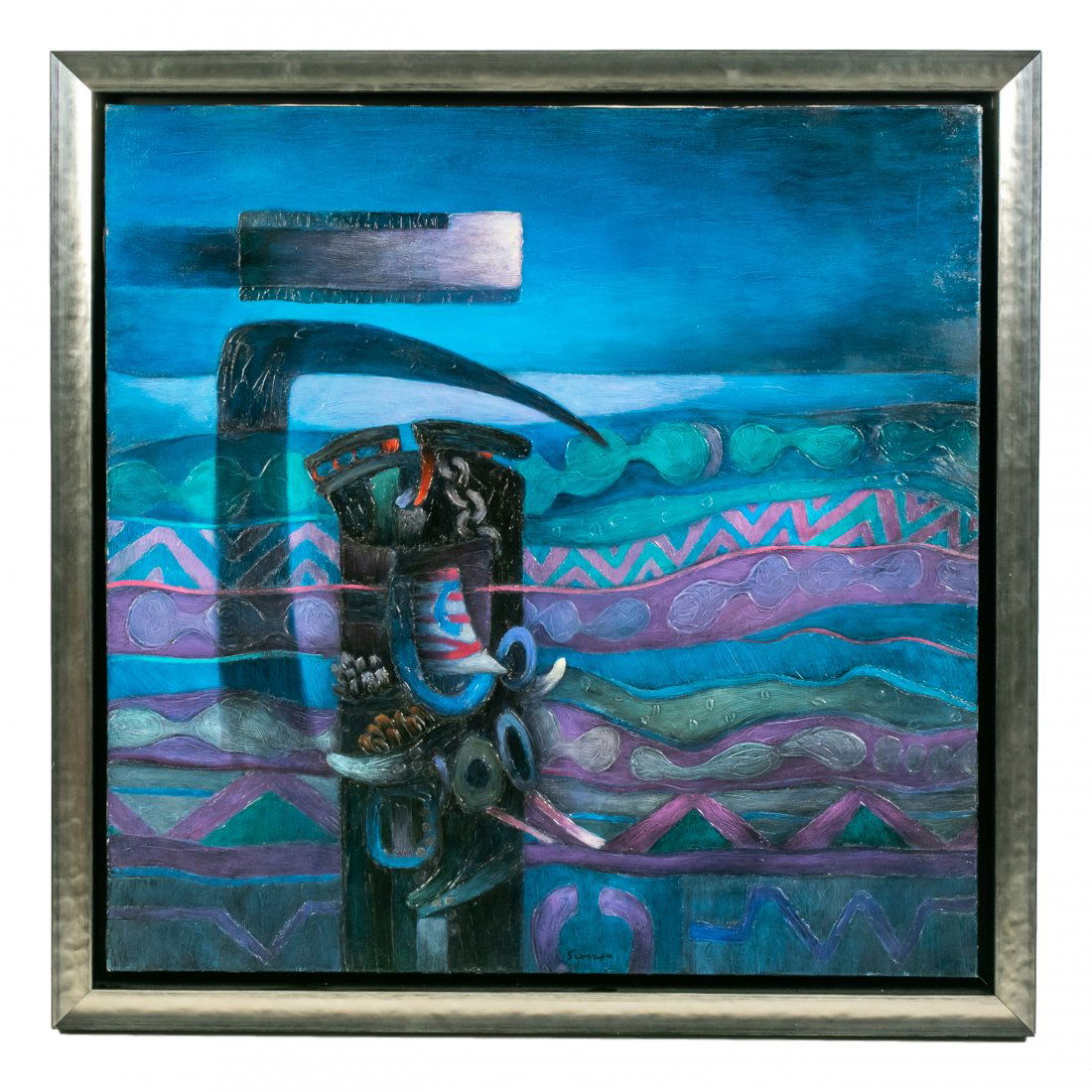 Fernando de Szyszlo (1925-2017) Abstract Painting (1 of 7)